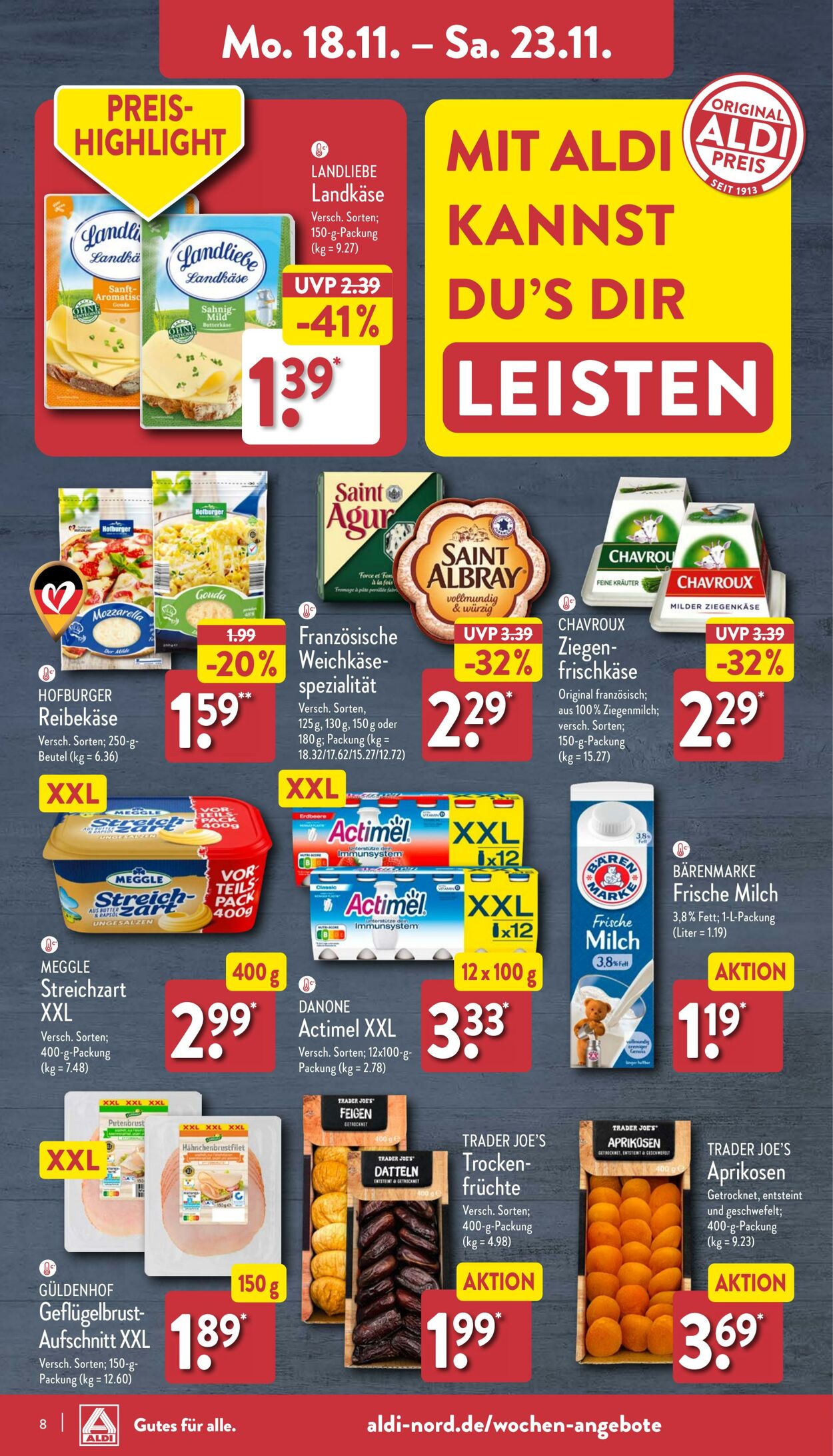 Prospekt Aldi-Nord 11.11.2024 - 16.11.2024