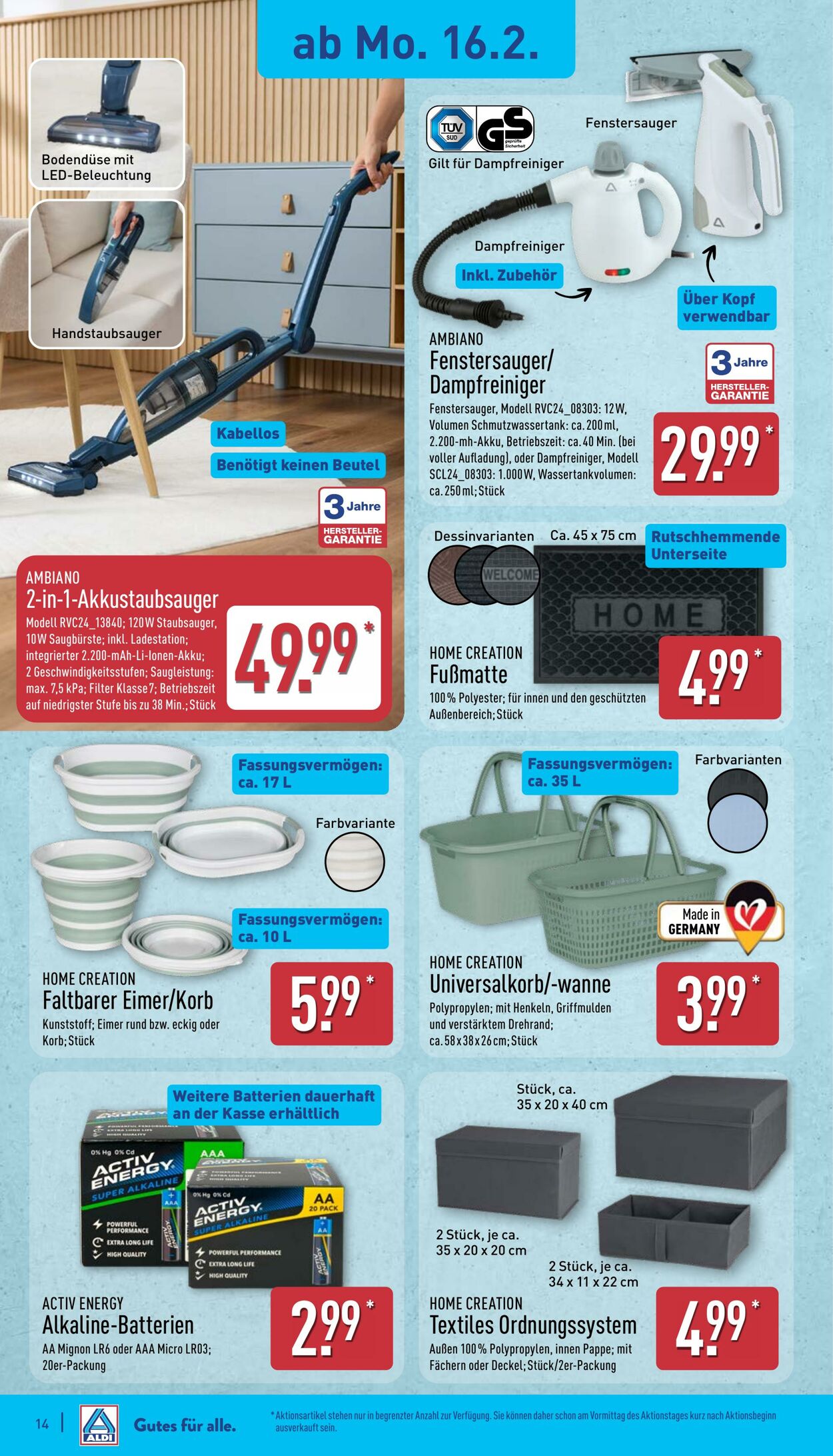 Prospekt Aldi-Nord 09.02.2026 - 14.02.2026