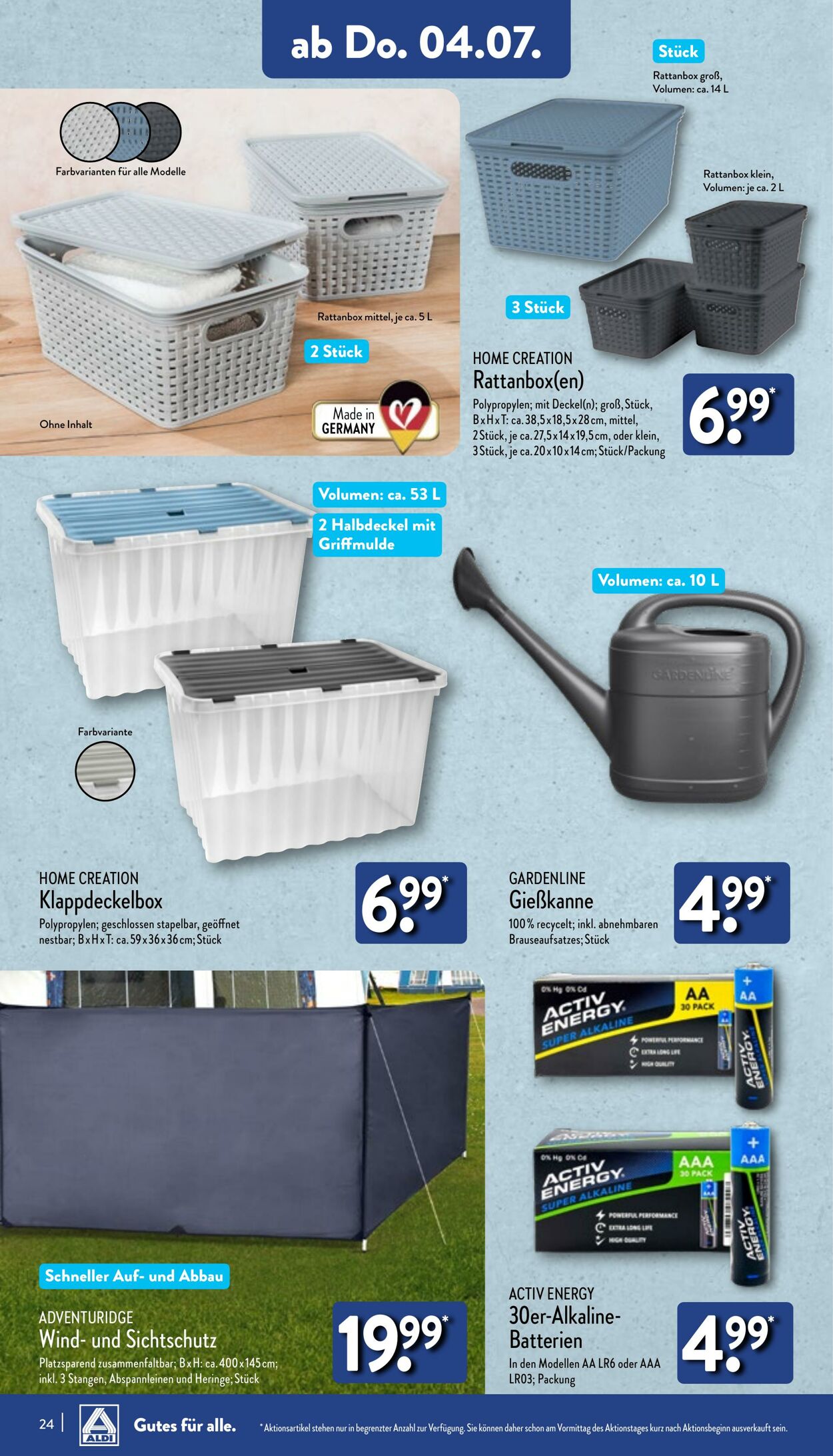 Prospekt Aldi-Nord 01.07.2024 - 06.07.2024