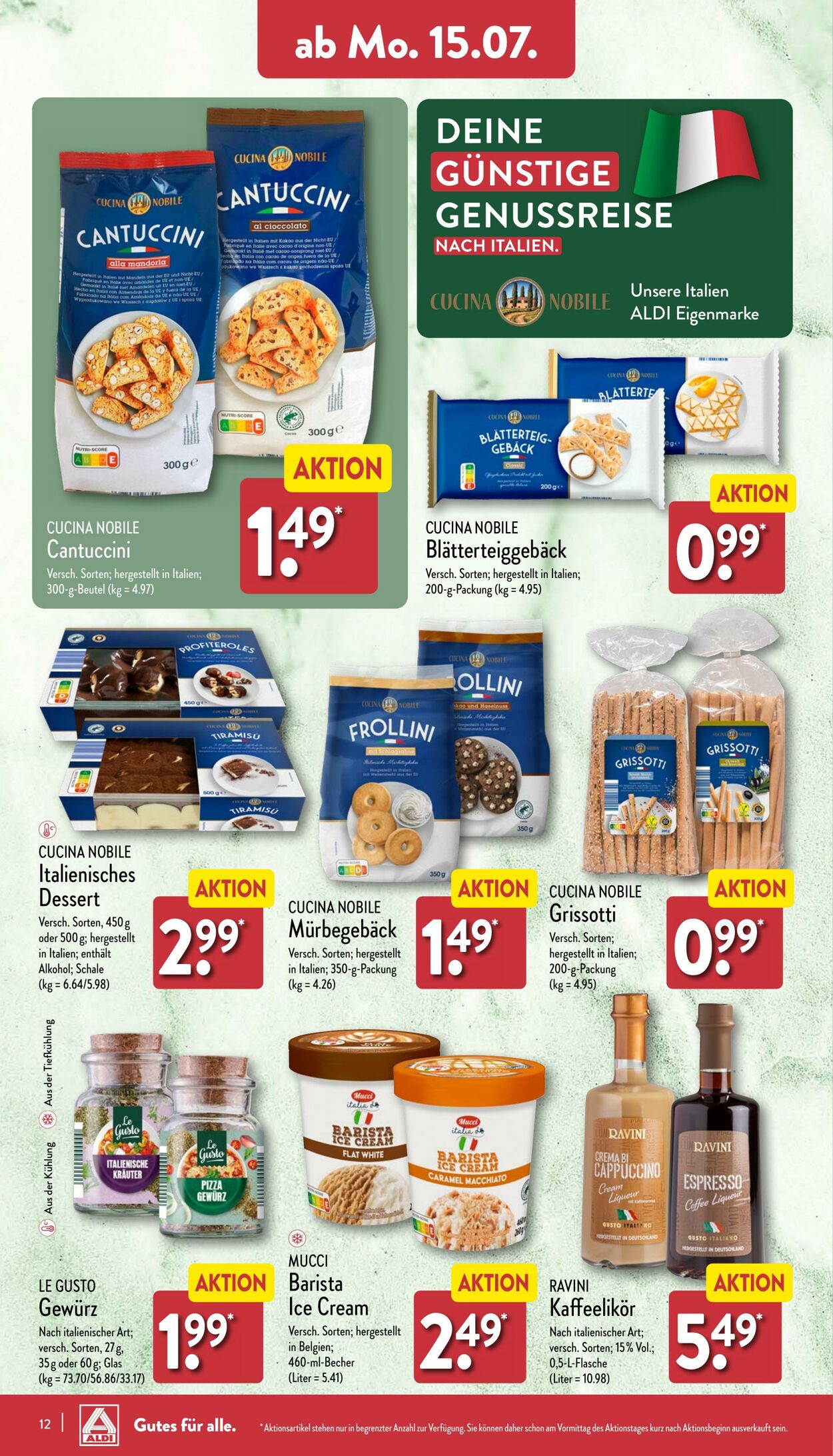 Prospekt Aldi-Nord 08.07.2024 - 13.07.2024