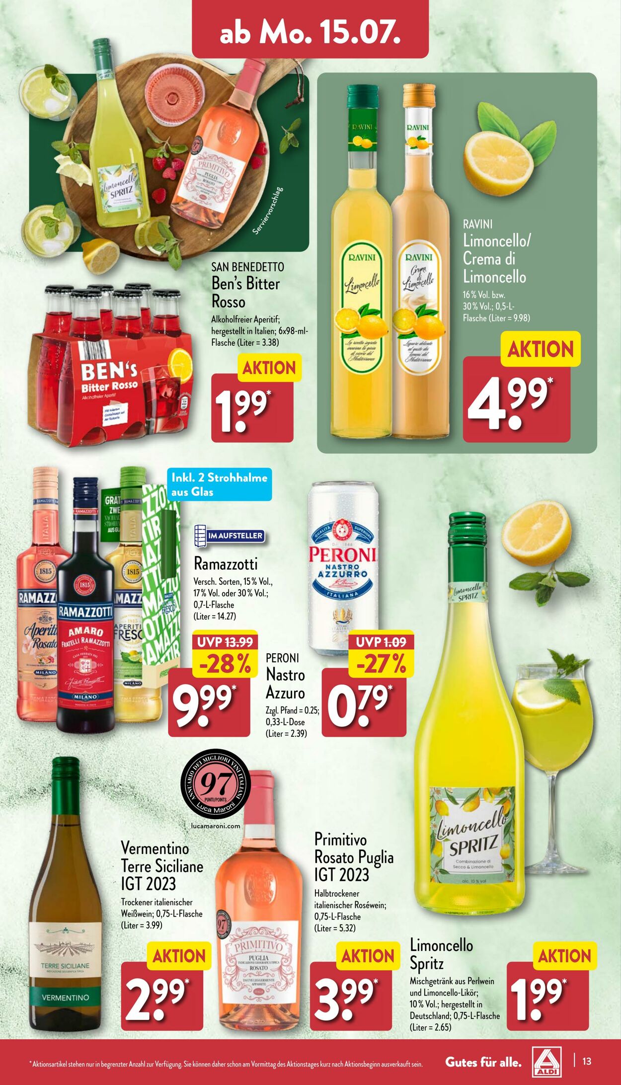 Prospekt Aldi-Nord 08.07.2024 - 13.07.2024