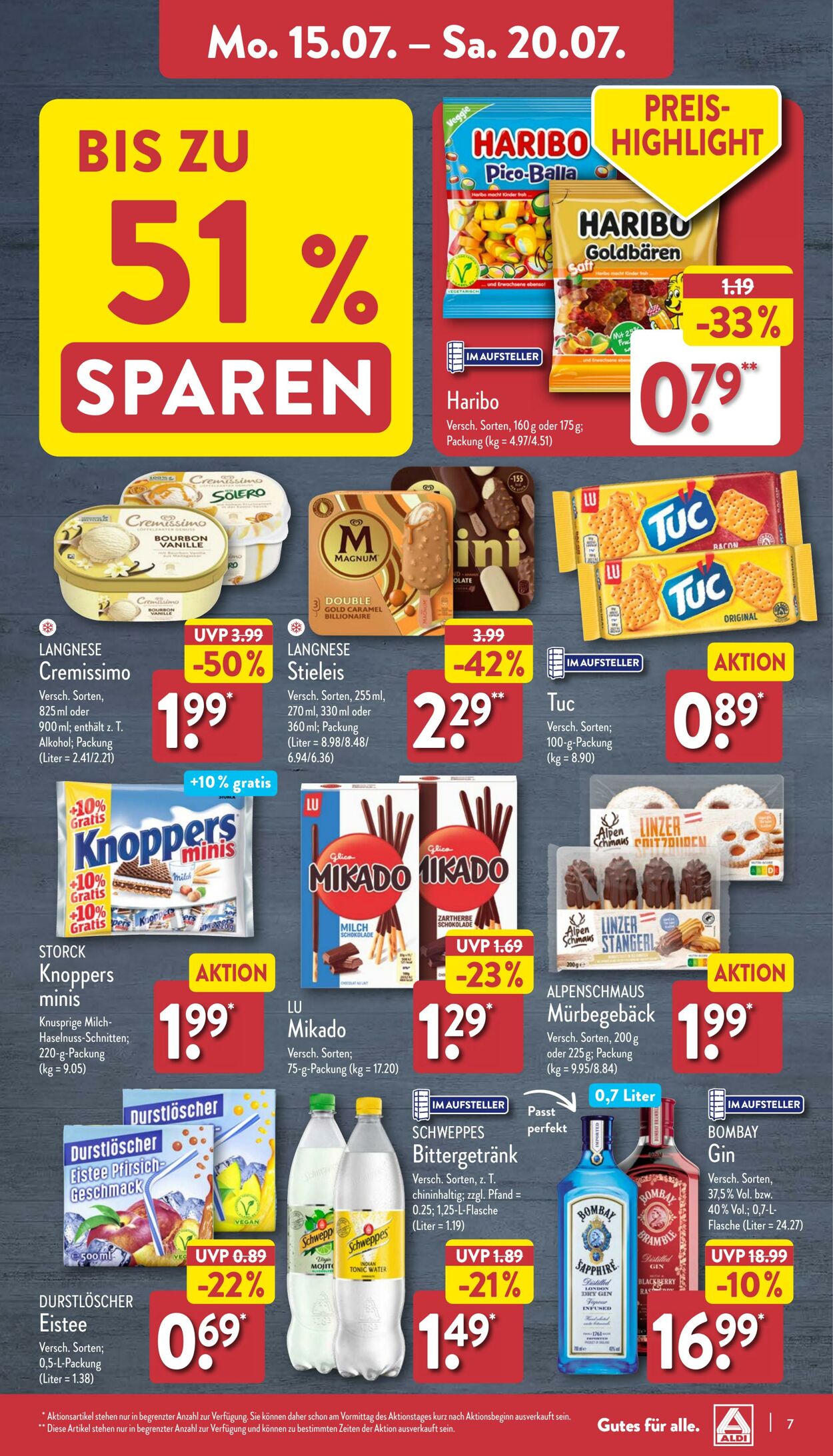 Prospekt Aldi-Nord 08.07.2024 - 13.07.2024