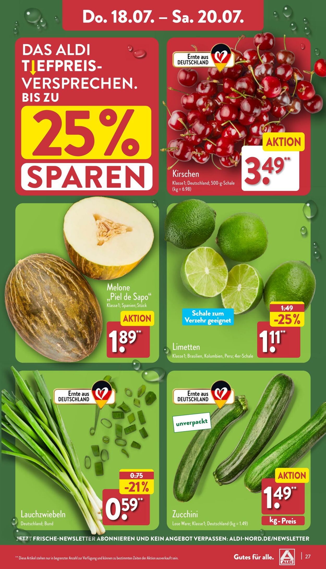 Prospekt Aldi-Nord 08.07.2024 - 13.07.2024