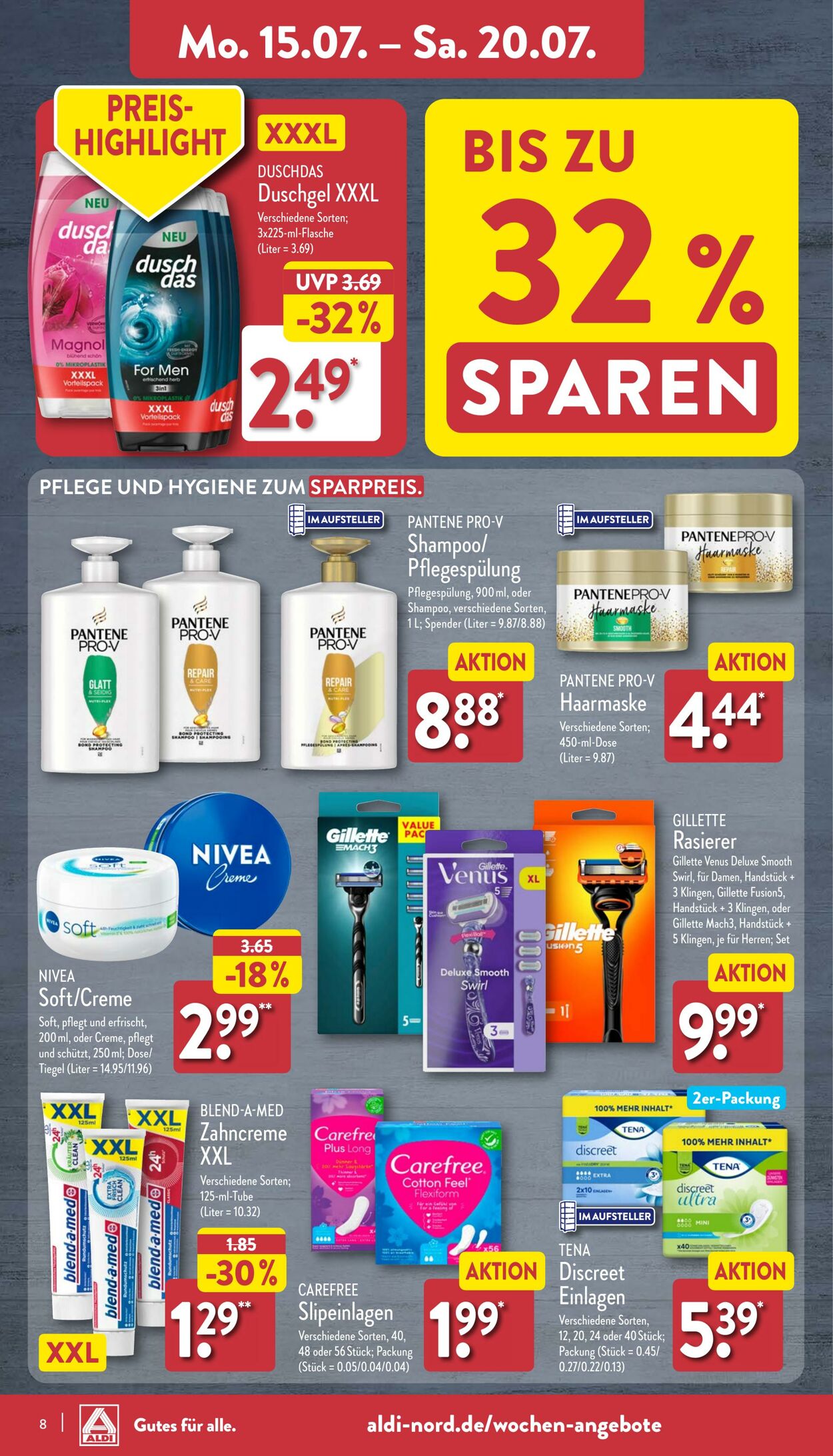 Prospekt Aldi-Nord 08.07.2024 - 13.07.2024