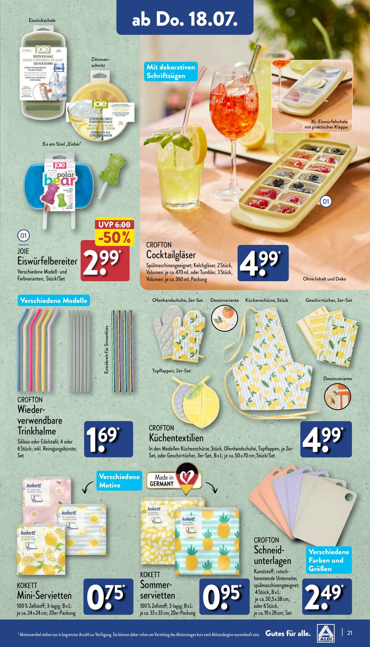 Prospekt Aldi-Nord 08.07.2024 - 13.07.2024