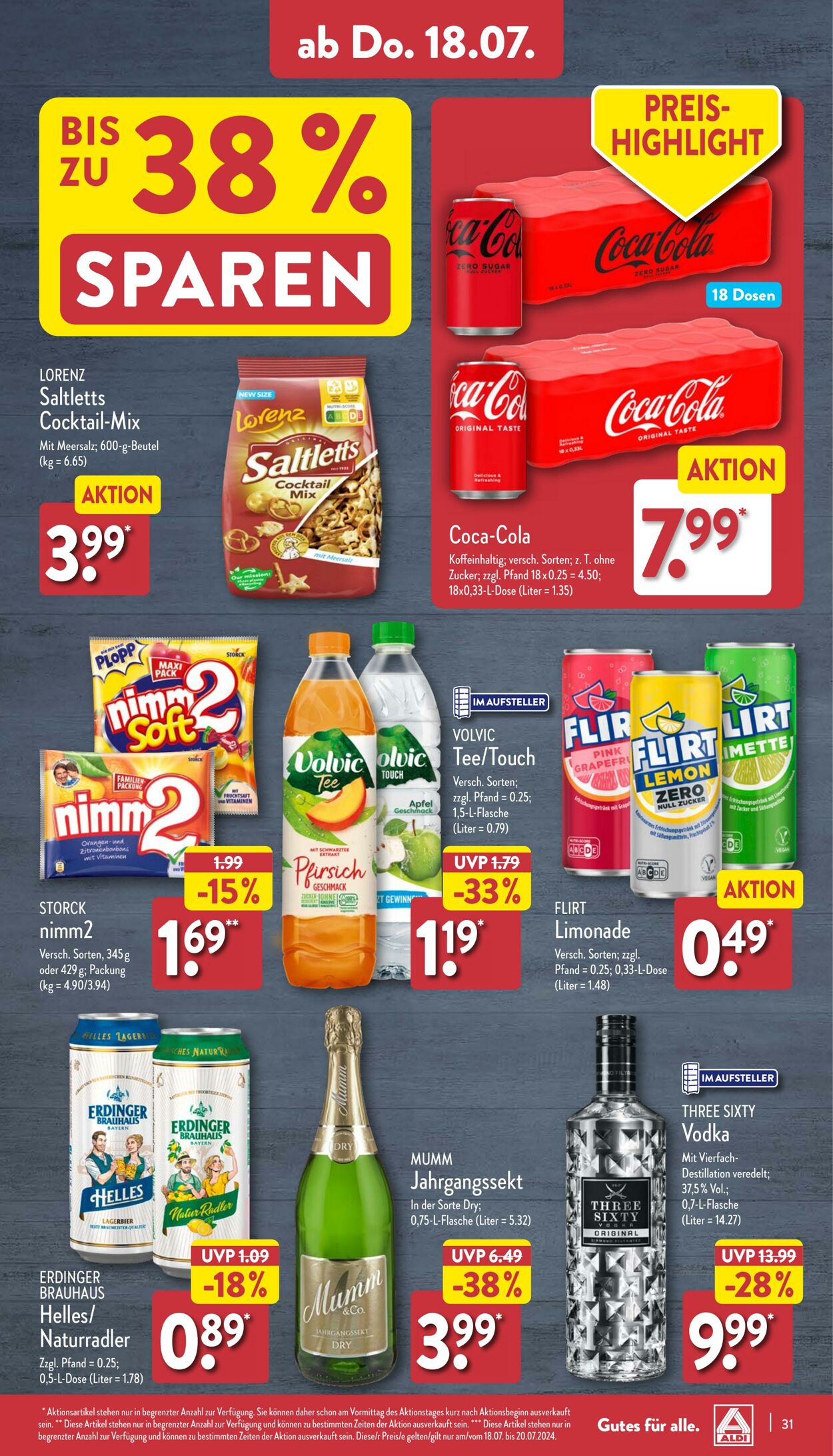 Prospekt Aldi-Nord 08.07.2024 - 13.07.2024