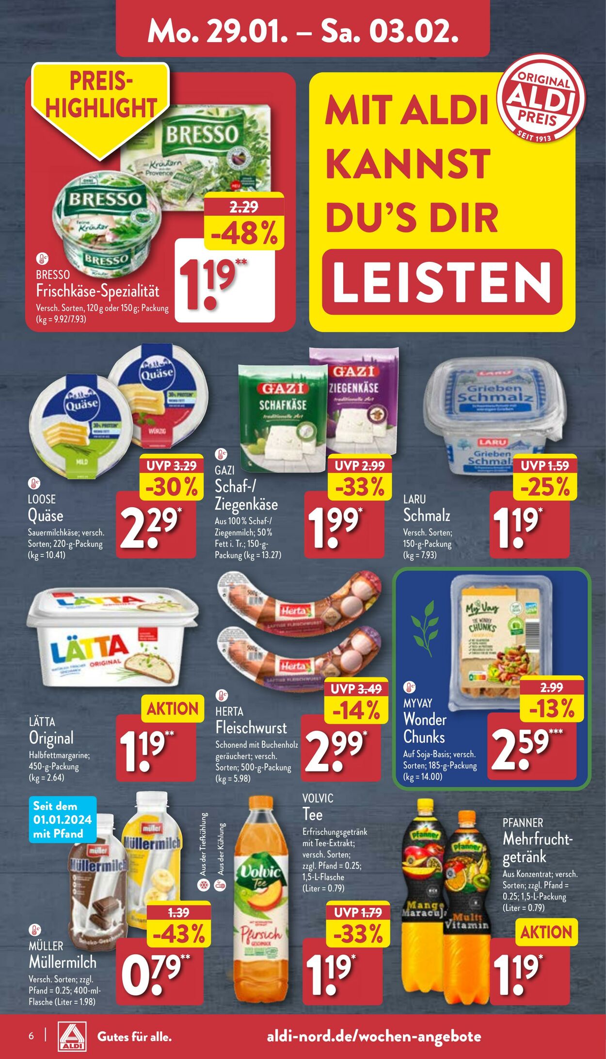 Prospekt Aldi-Nord 22.01.2024 - 27.01.2024