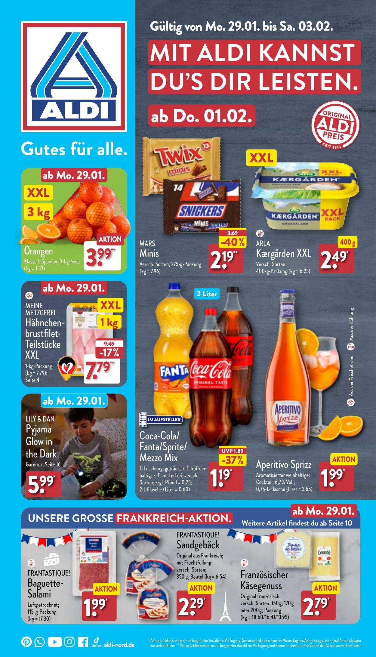 Prospekt Aldi-Nord 22.01.2024 - 27.01.2024