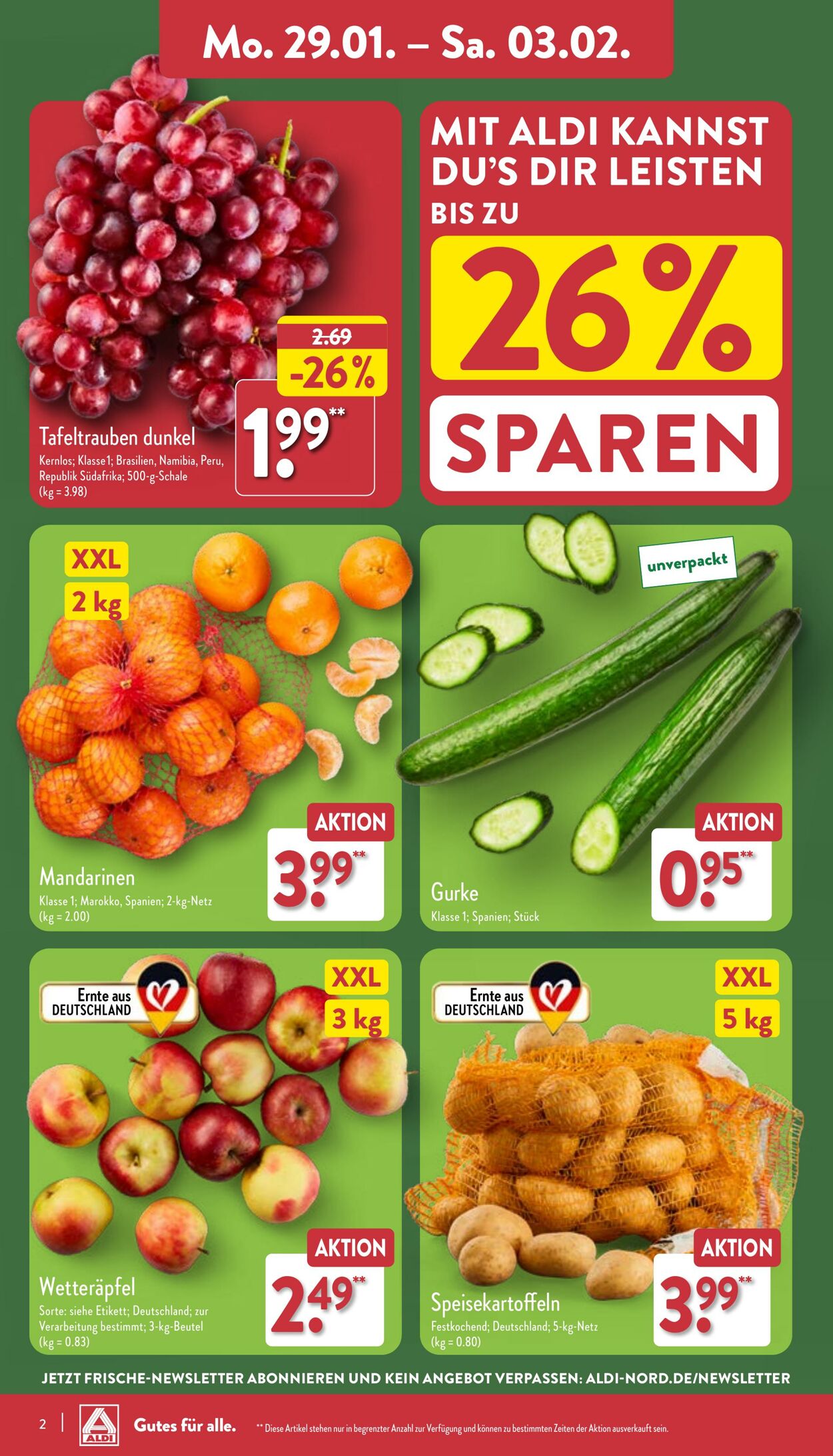 Prospekt Aldi-Nord 22.01.2024 - 27.01.2024