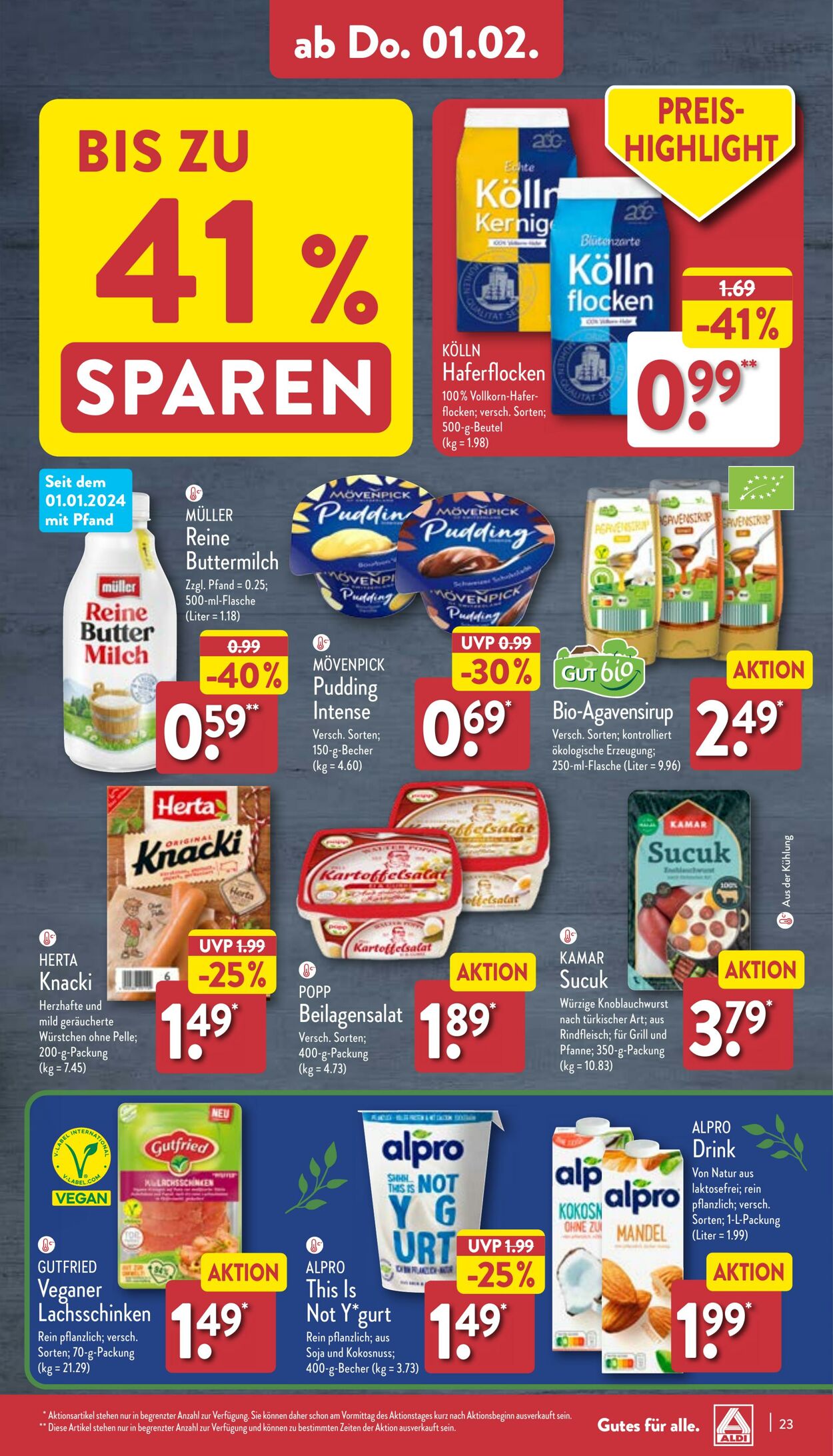 Prospekt Aldi-Nord 22.01.2024 - 27.01.2024