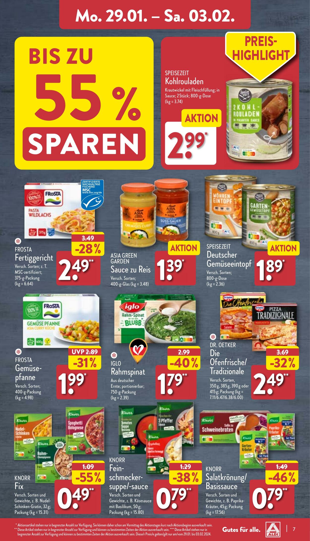 Prospekt Aldi-Nord 22.01.2024 - 27.01.2024