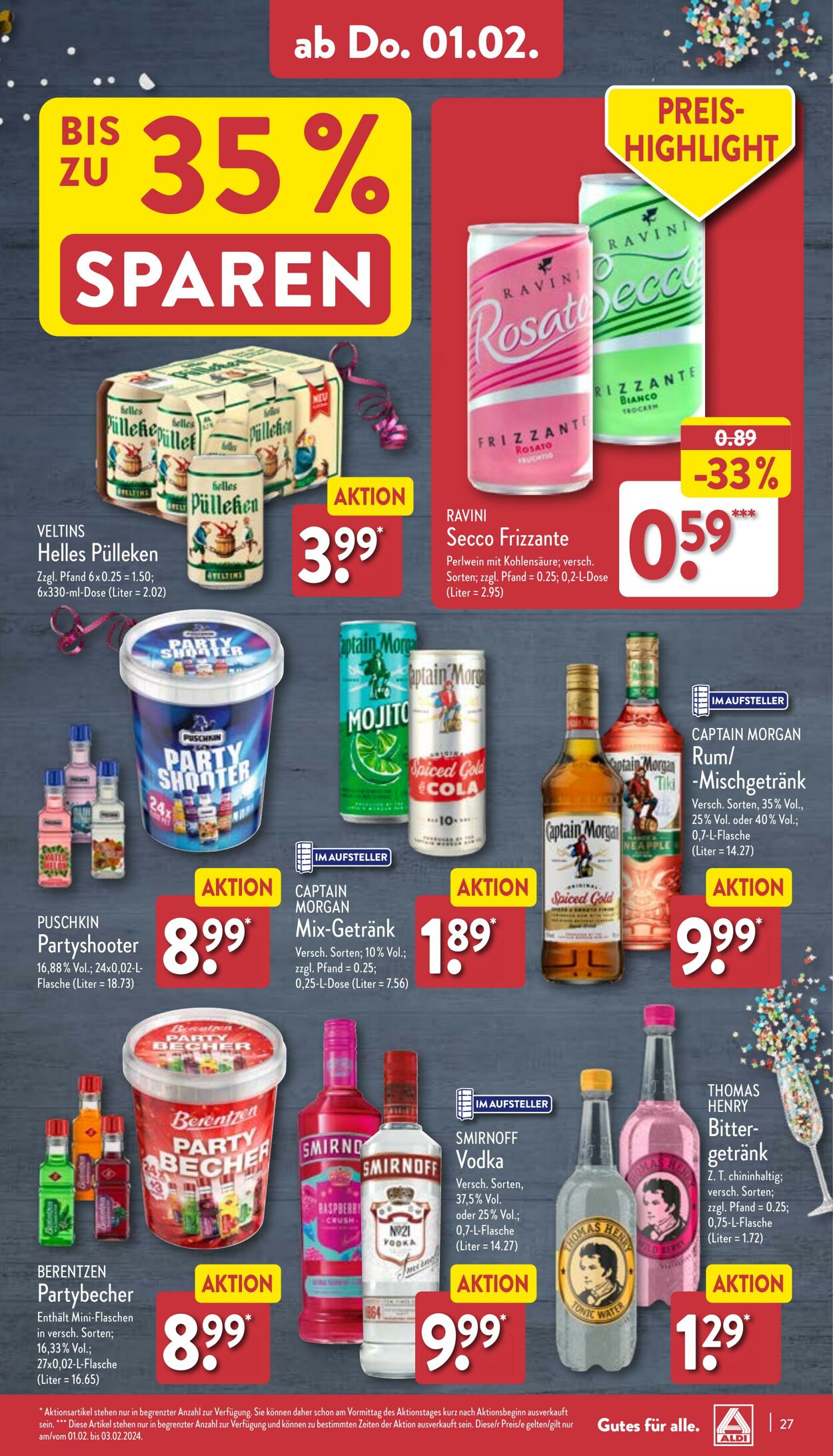 Prospekt Aldi-Nord 22.01.2024 - 27.01.2024