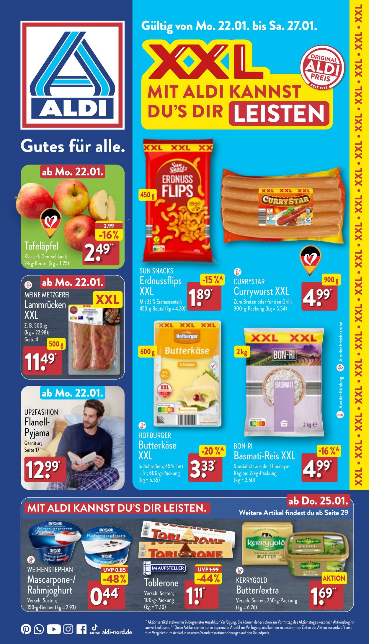 Prospekt Aldi-Nord 22.01.2024 - 27.01.2024