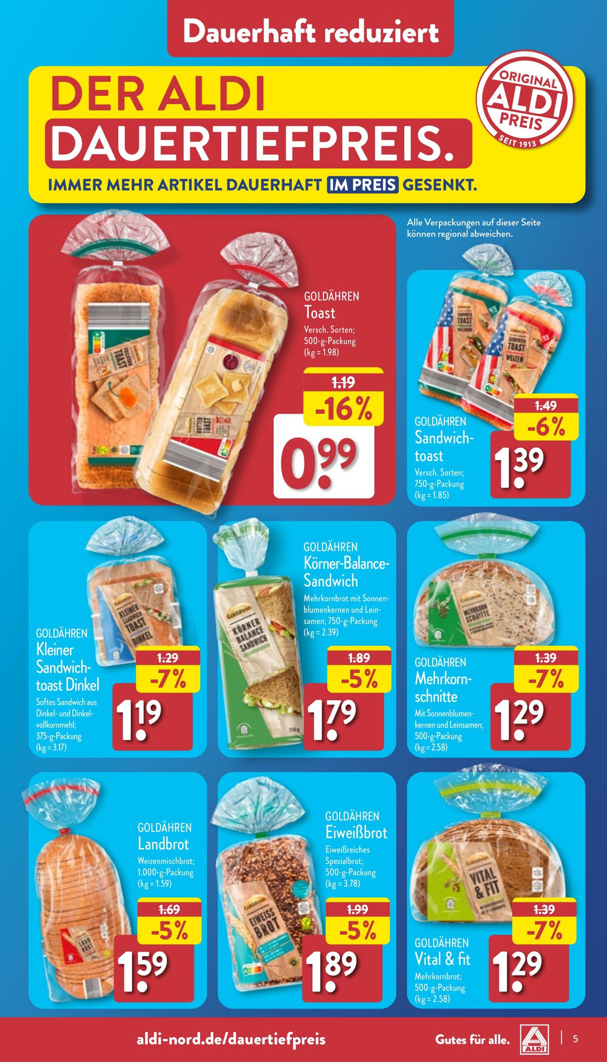 Prospekt Aldi-Nord 22.01.2024 - 27.01.2024