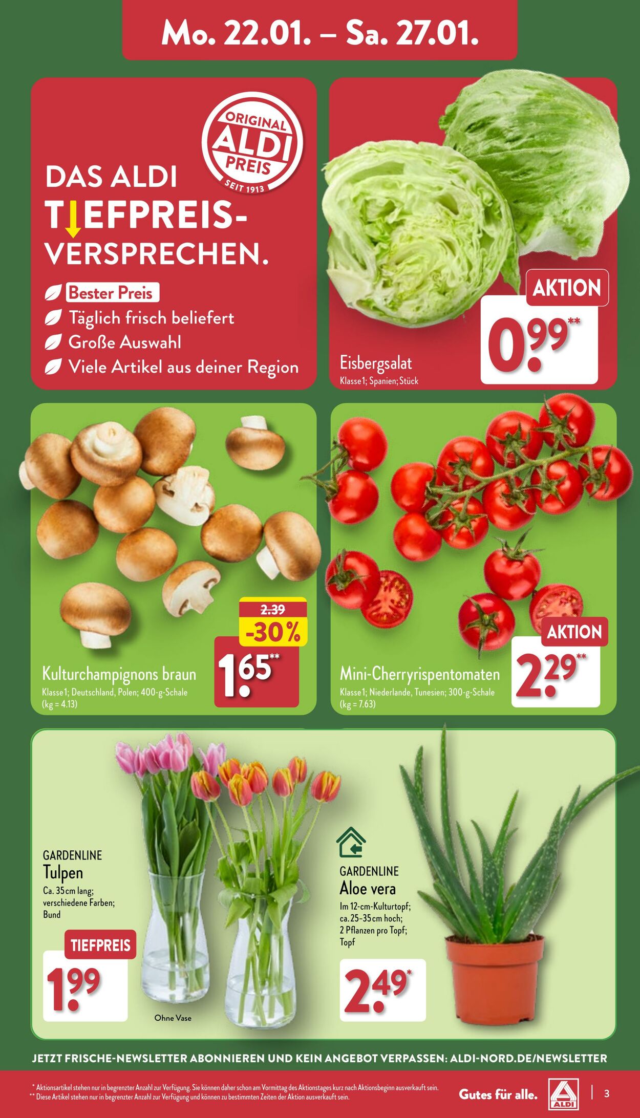 Prospekt Aldi-Nord 22.01.2024 - 27.01.2024