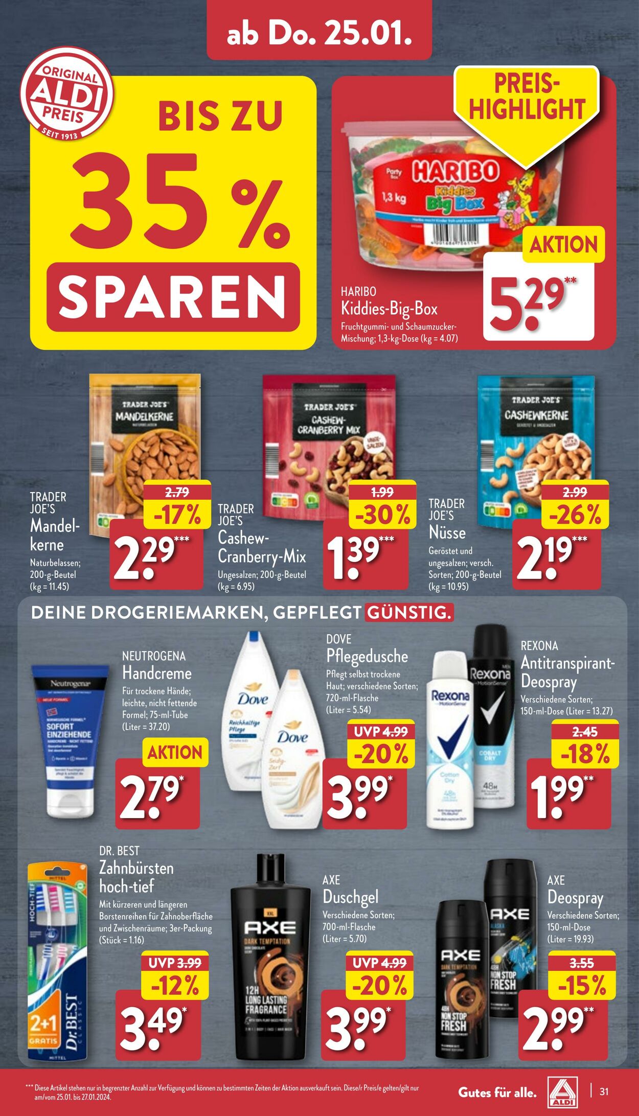 Prospekt Aldi-Nord 22.01.2024 - 27.01.2024