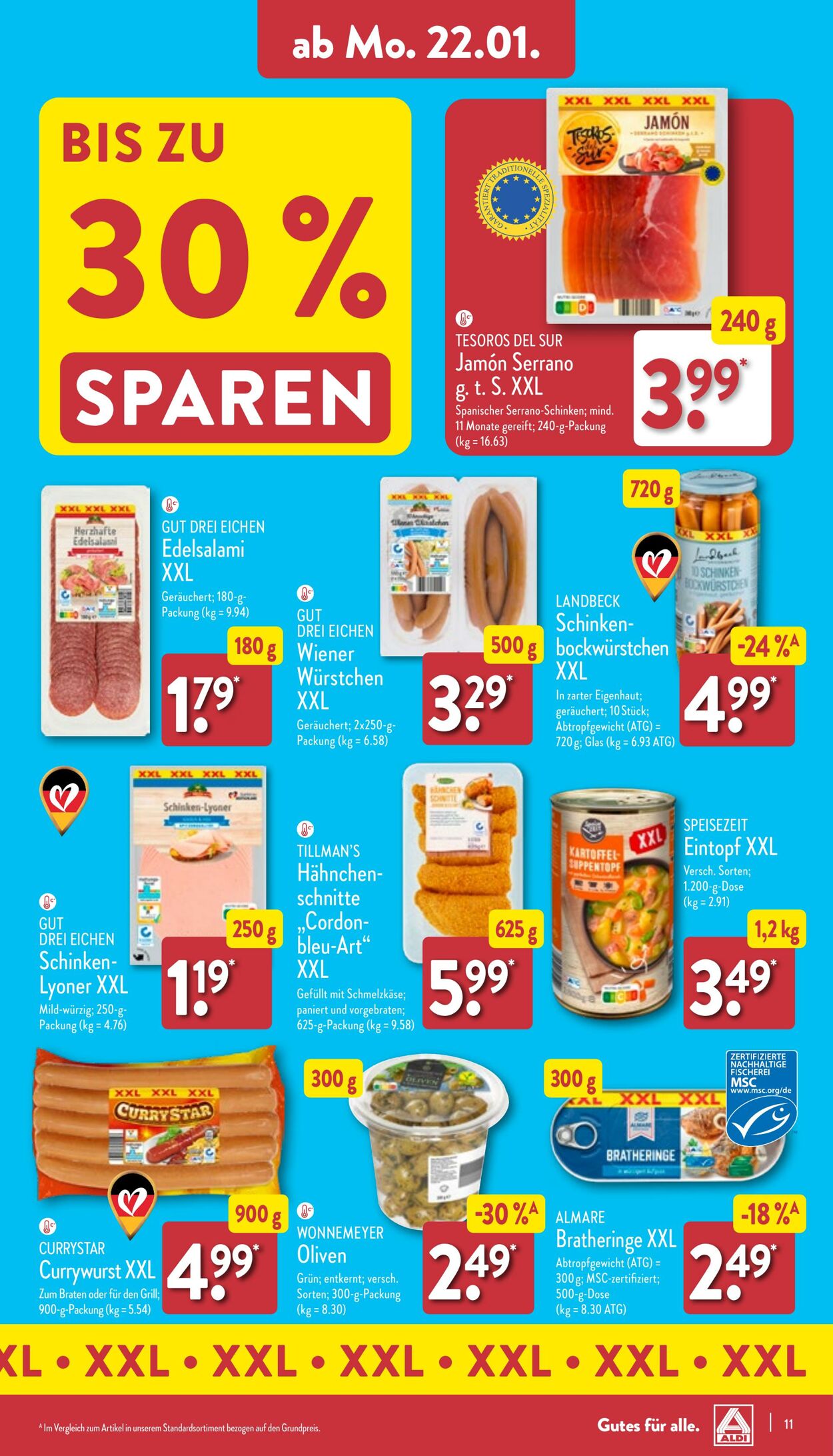 Prospekt Aldi-Nord 22.01.2024 - 27.01.2024