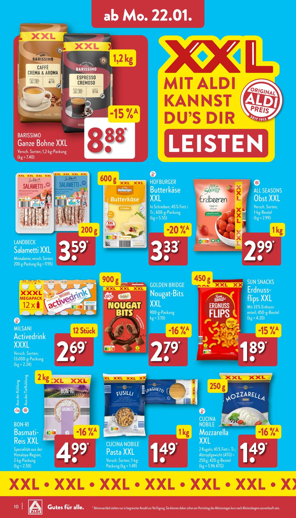 Prospekt Aldi-Nord 22.01.2024 - 27.01.2024