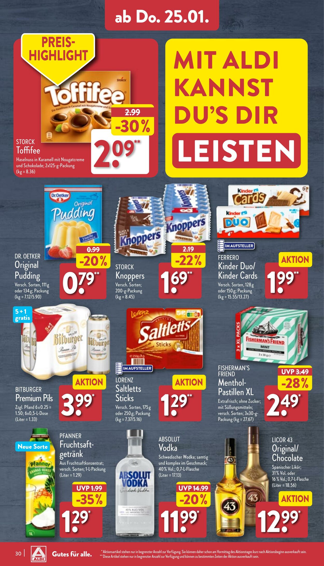 Prospekt Aldi-Nord 22.01.2024 - 27.01.2024