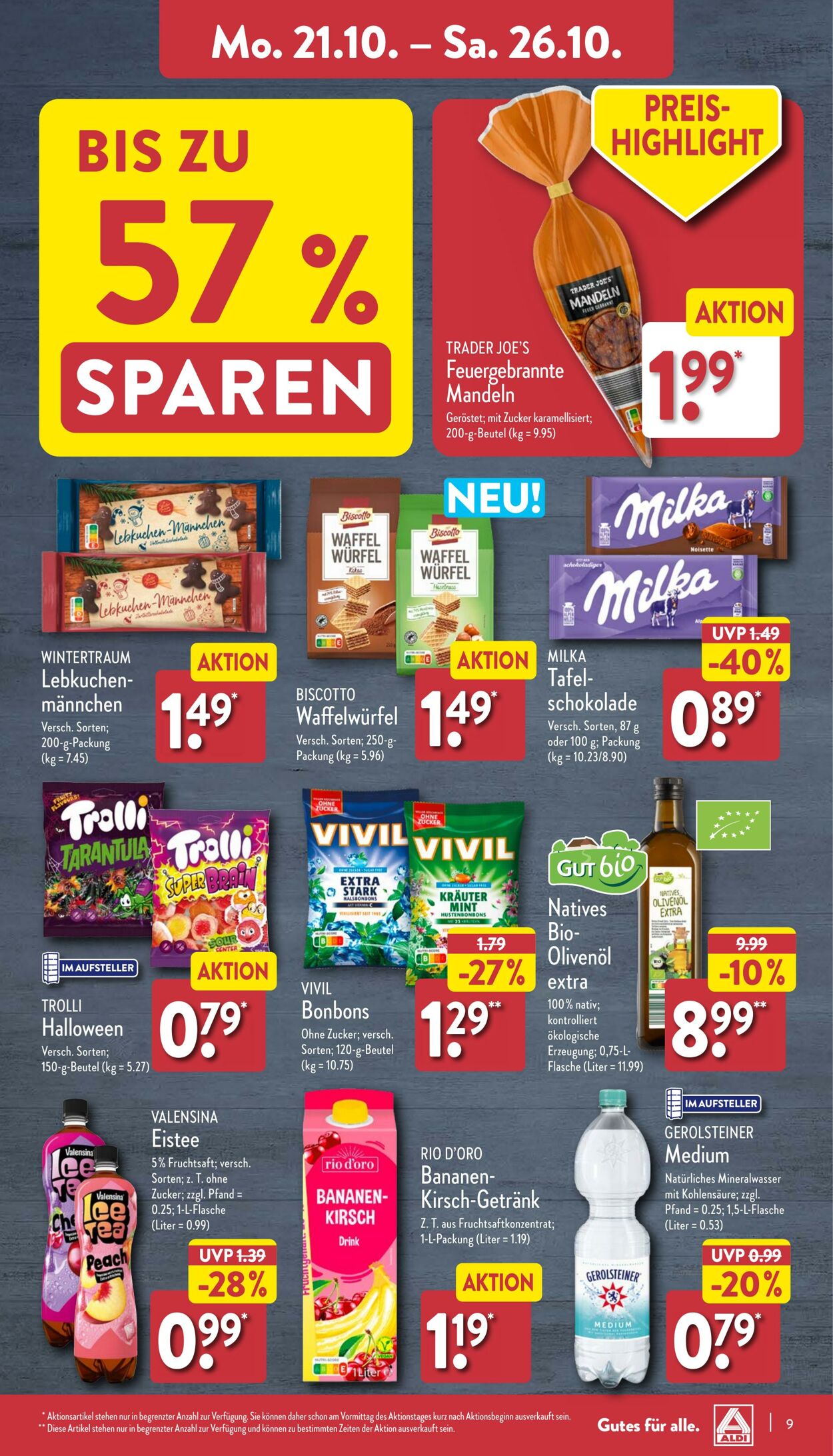 Prospekt Aldi-Nord 21.10.2024 - 26.10.2024