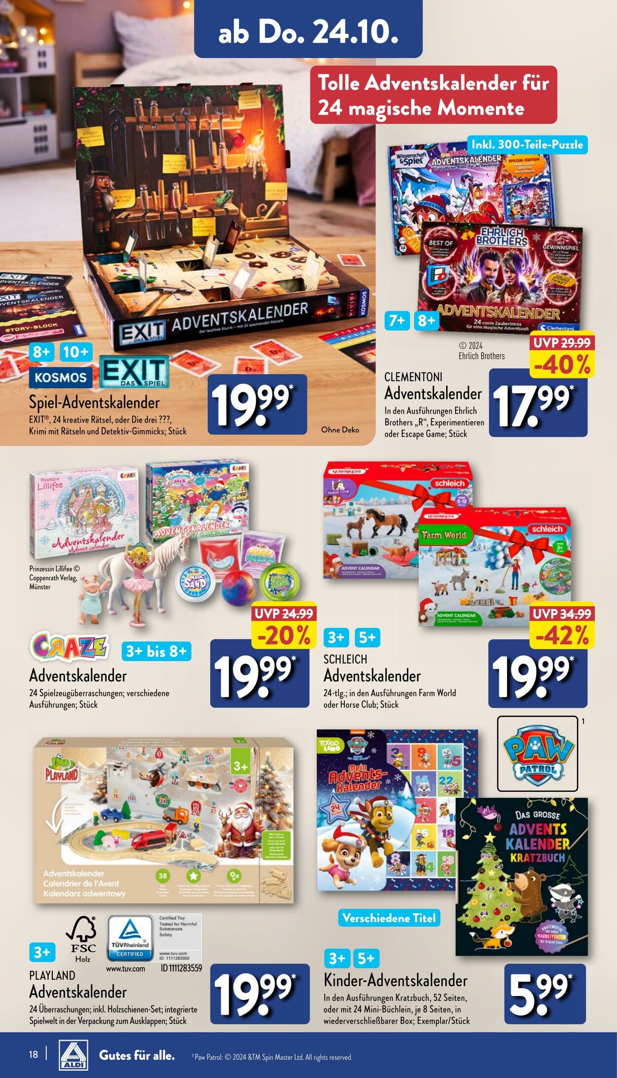 Prospekt Aldi-Nord 21.10.2024 - 26.10.2024