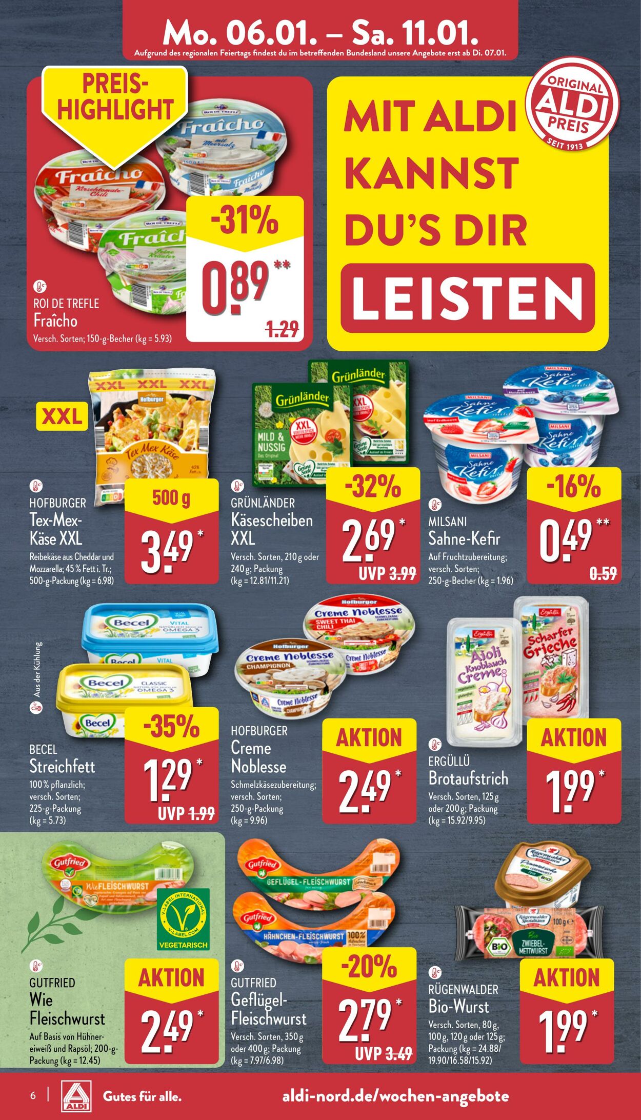 Prospekt Aldi-Nord 06.01.2025 - 11.01.2025