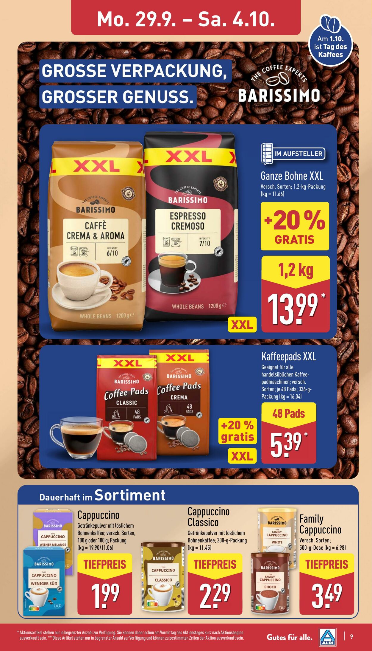 Prospekt Aldi-Nord 22.09.2025 - 27.09.2025