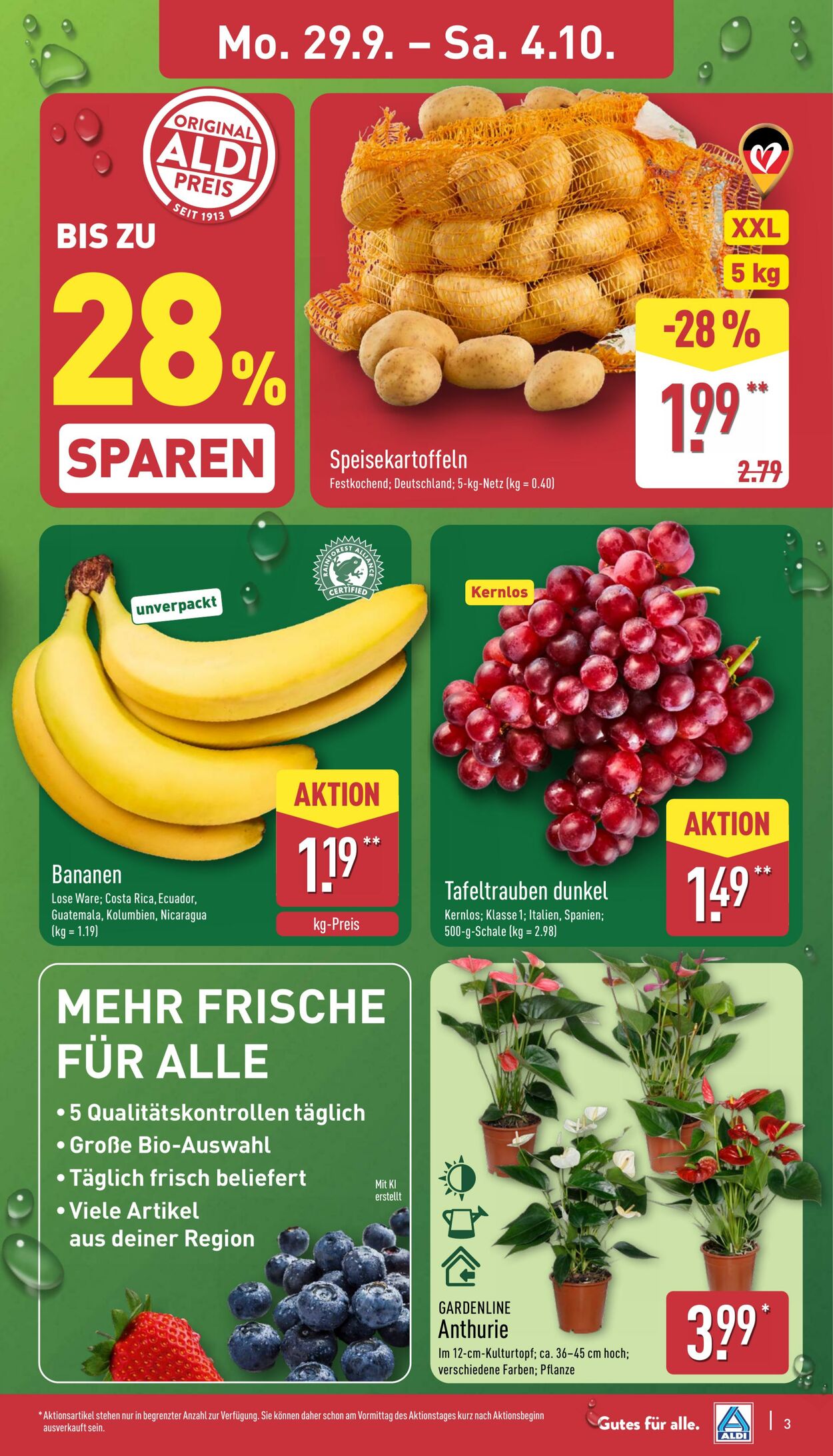 Prospekt Aldi-Nord 22.09.2025 - 27.09.2025