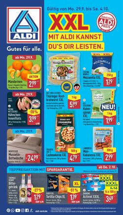 Prospekt Aldi-Nord 22.09.2025 - 27.09.2025