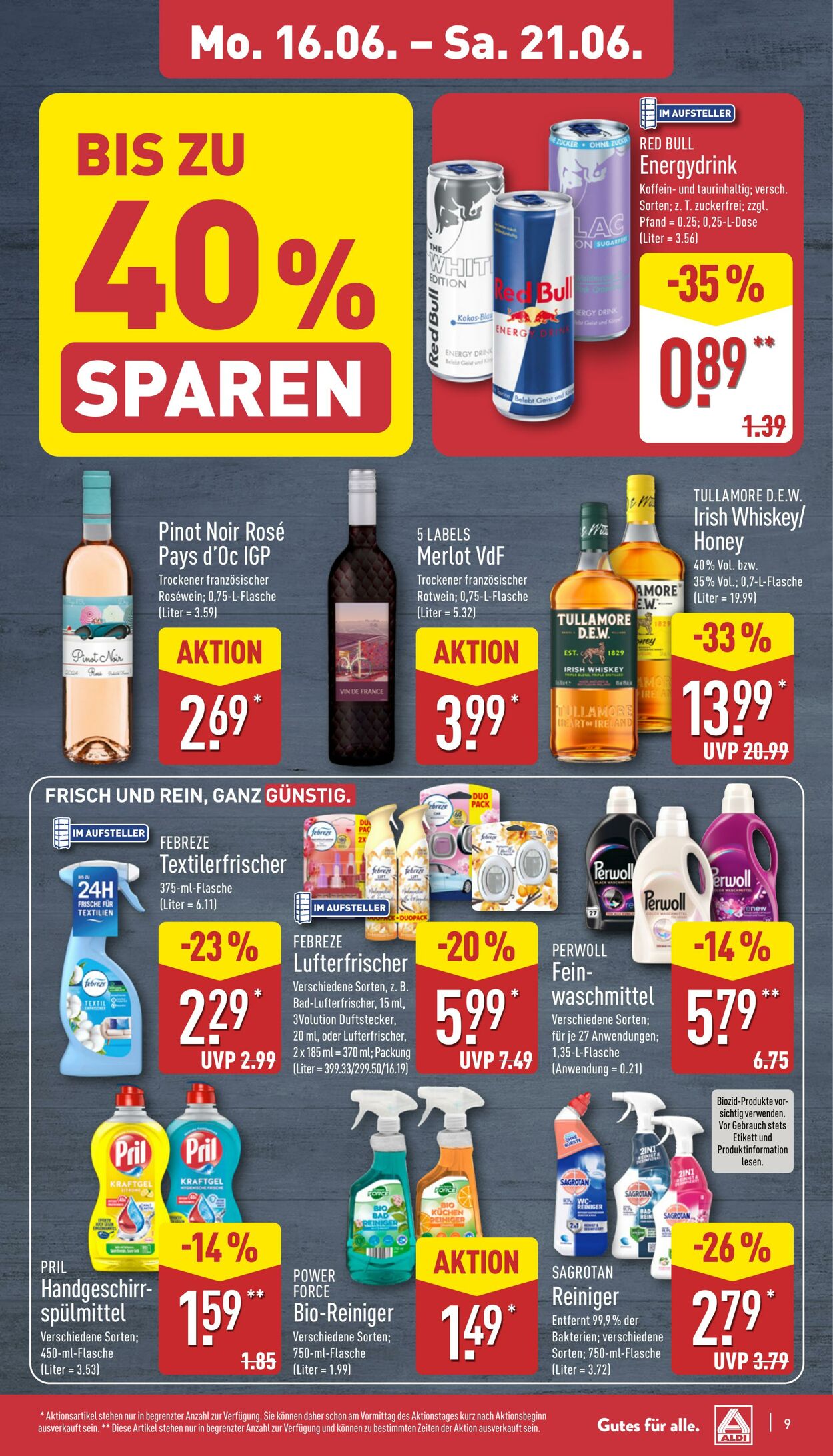 Prospekt Aldi-Nord 09.06.2025 - 14.06.2025