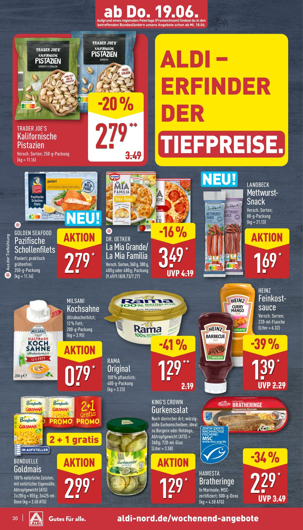 Prospekt Aldi-Nord 09.06.2025 - 14.06.2025