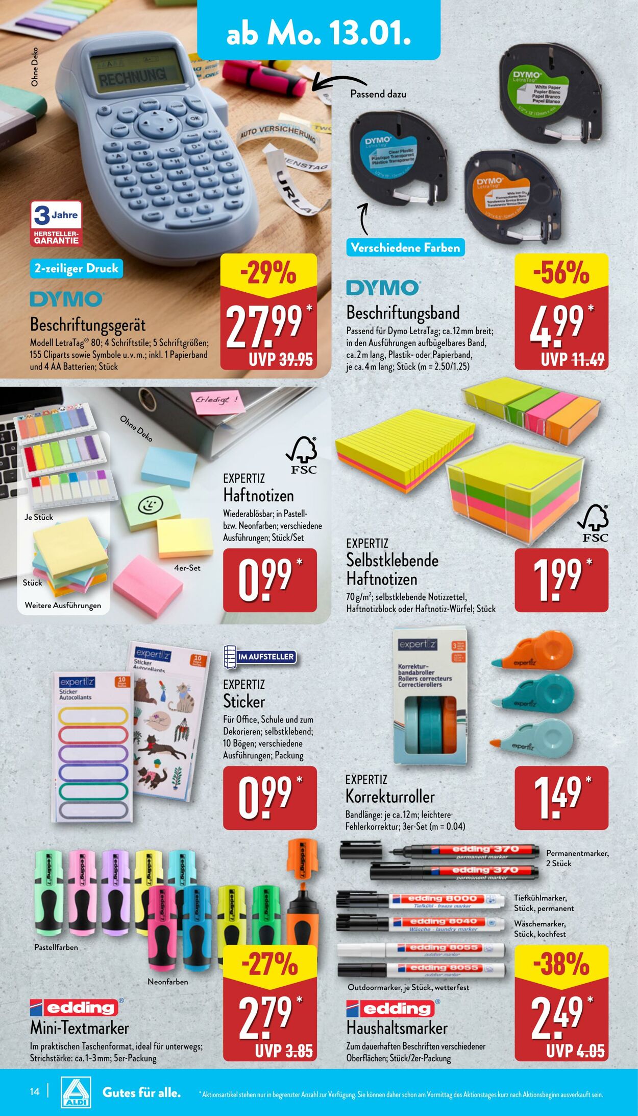 Prospekt Aldi-Nord 06.01.2025 - 11.01.2025