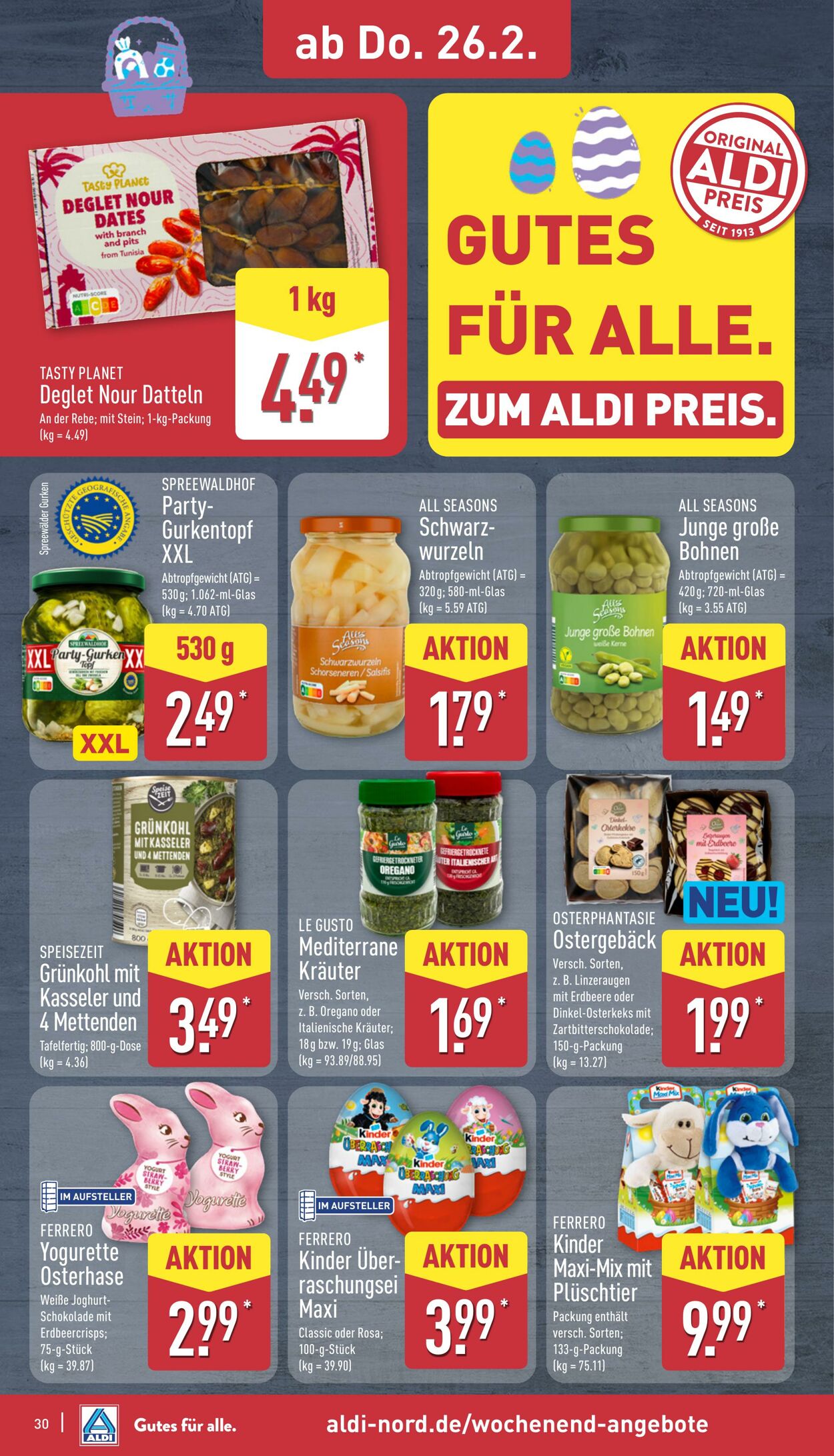 Prospekt Aldi-Nord 23.02.2026 - 28.02.2026