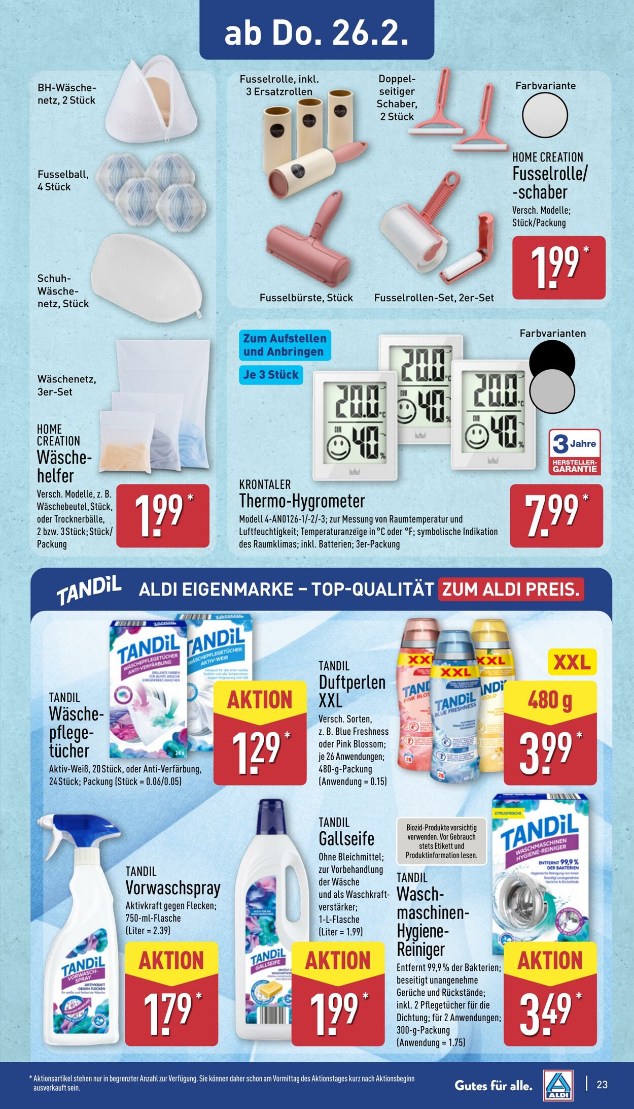 Prospekt Aldi-Nord 23.02.2026 - 28.02.2026