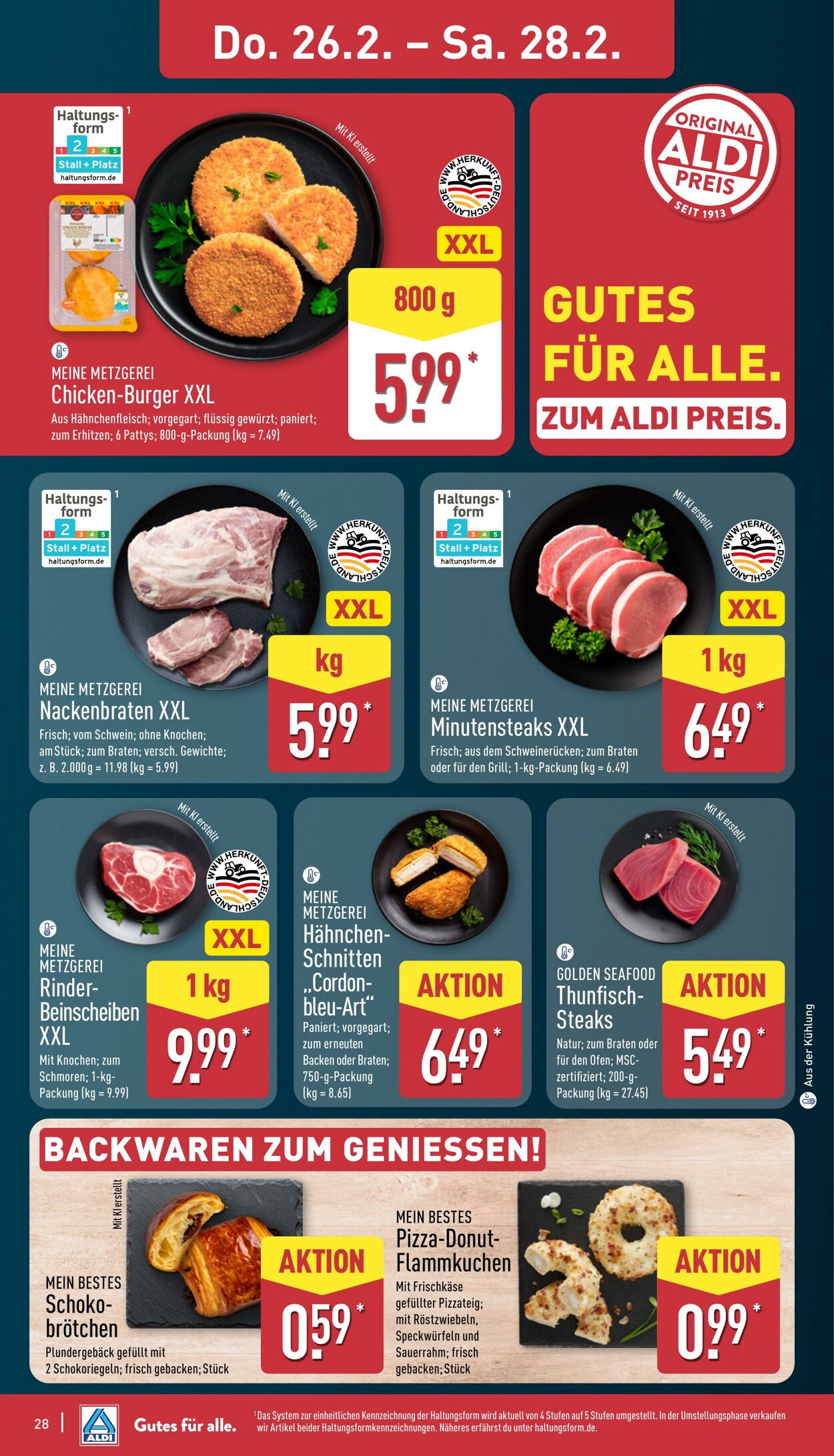 Prospekt Aldi-Nord 23.02.2026 - 28.02.2026