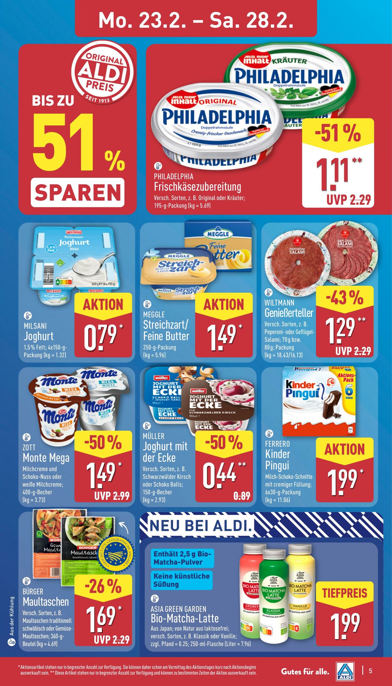 Prospekt Aldi-Nord 23.02.2026 - 28.02.2026