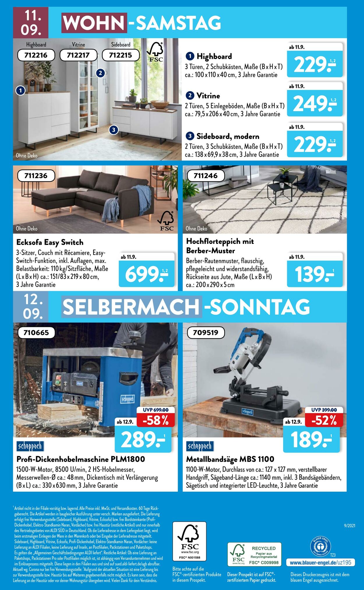 Prospekt ALDI SÜD 06.09.2021 - 12.09.2021