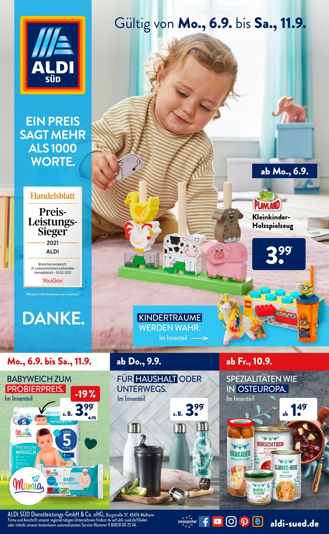 Prospekt ALDI SÜD 06.09.2021 - 12.09.2021