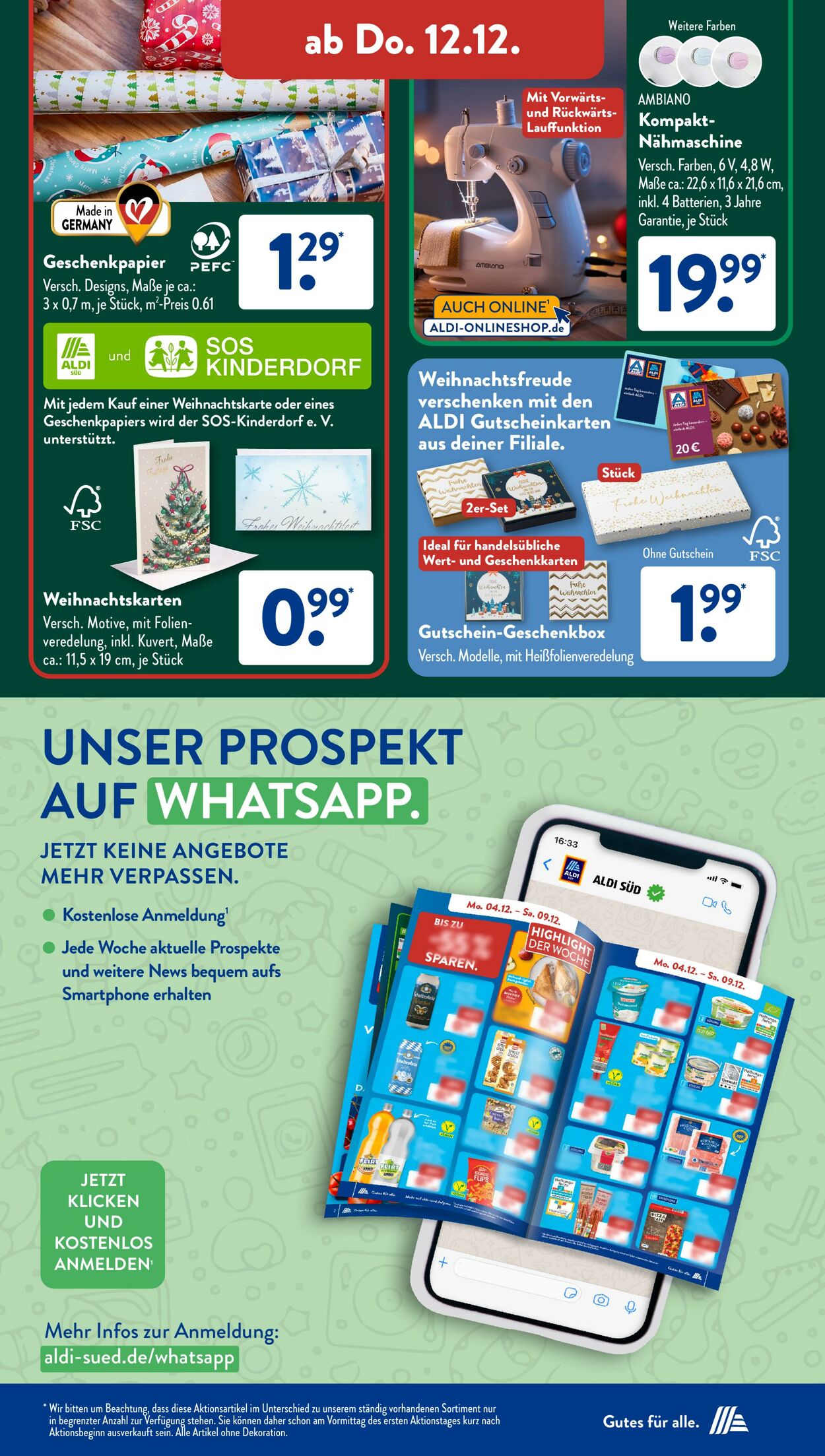 Prospekt ALDI SÜD 09.12.2024 - 15.12.2024