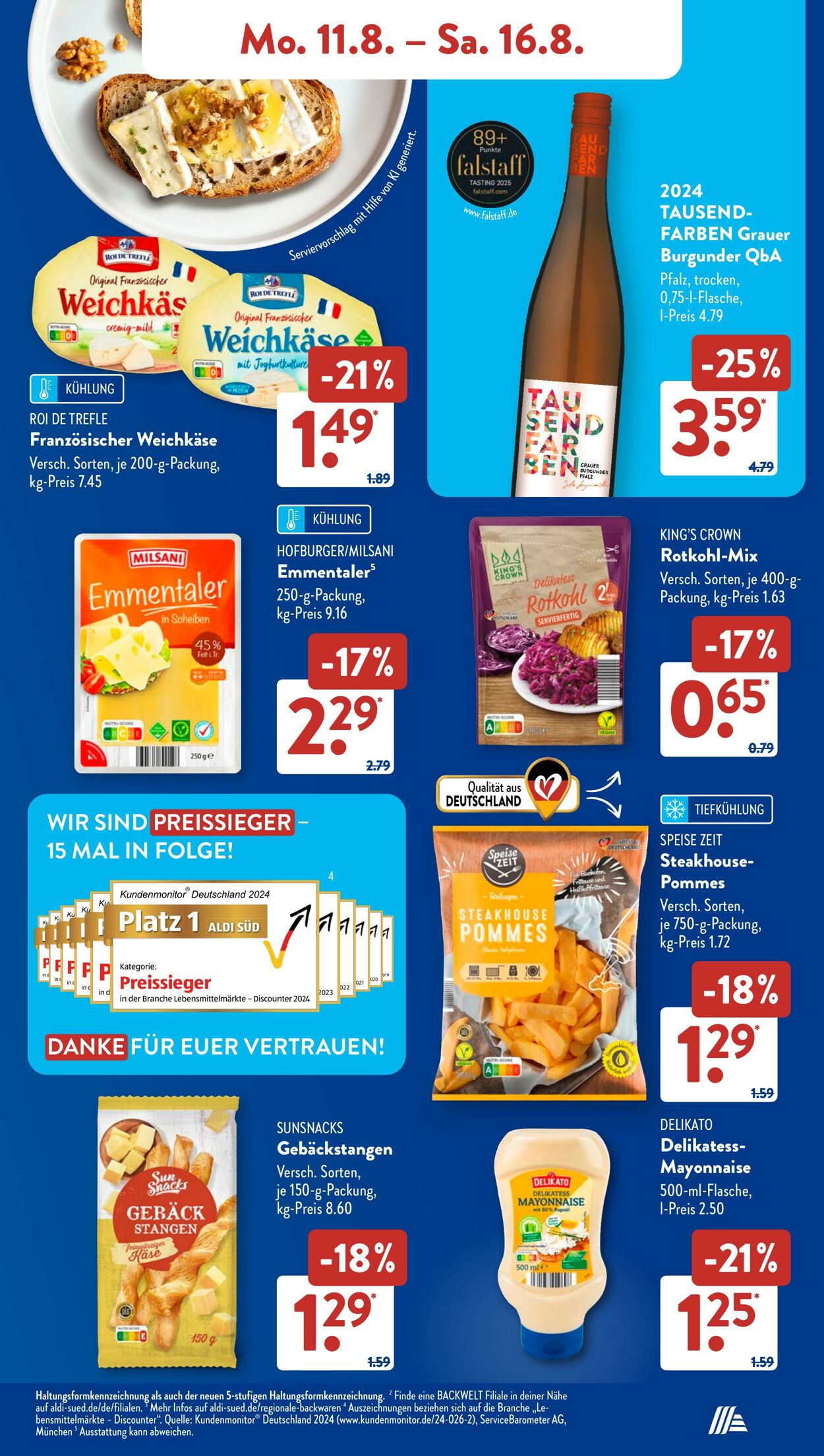 Prospekt ALDI SÜD 05.08.2025 - 19.08.2025