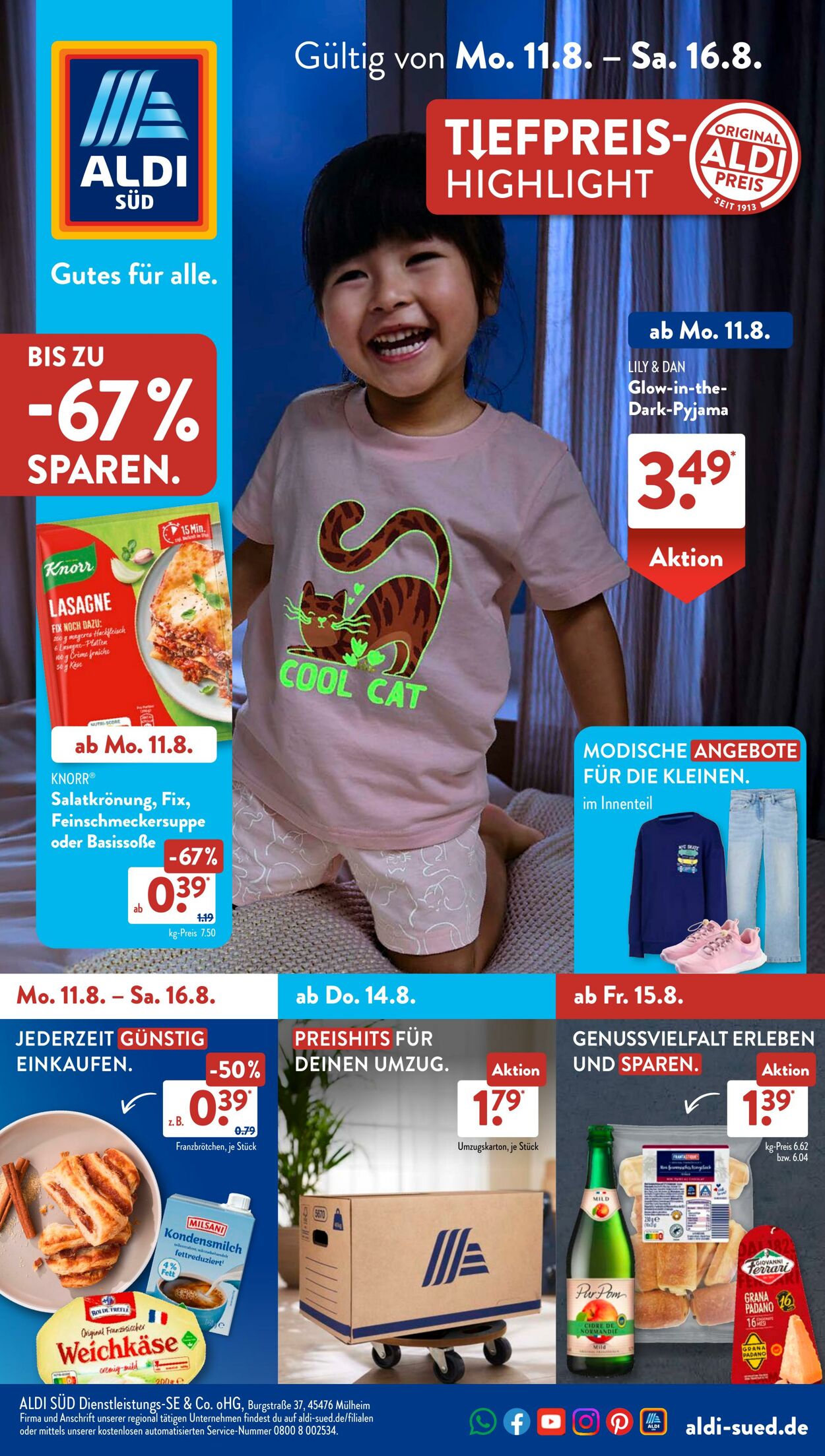 Prospekt ALDI SÜD 05.08.2025 - 19.08.2025