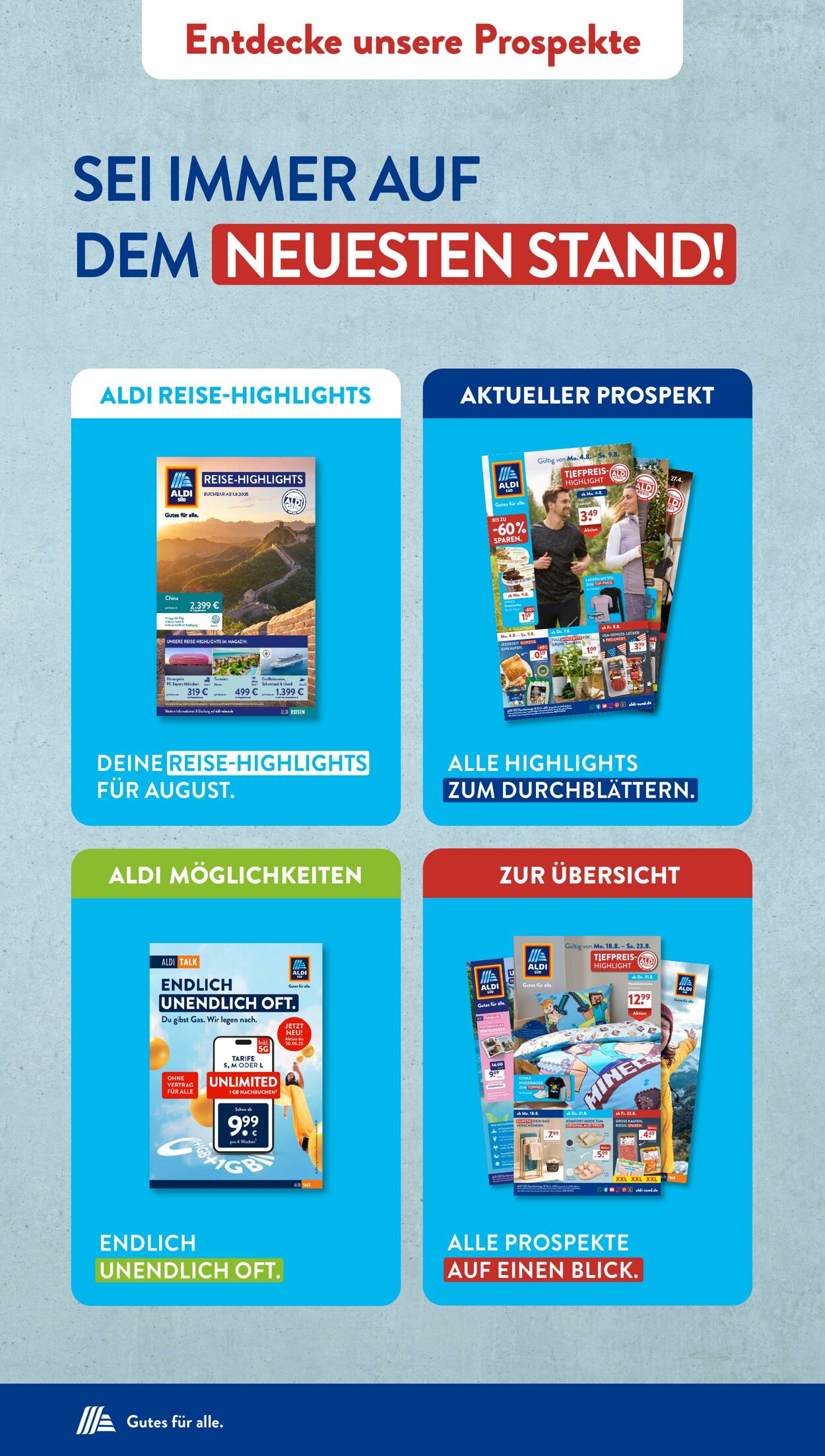 Prospekt ALDI SÜD 05.08.2025 - 19.08.2025
