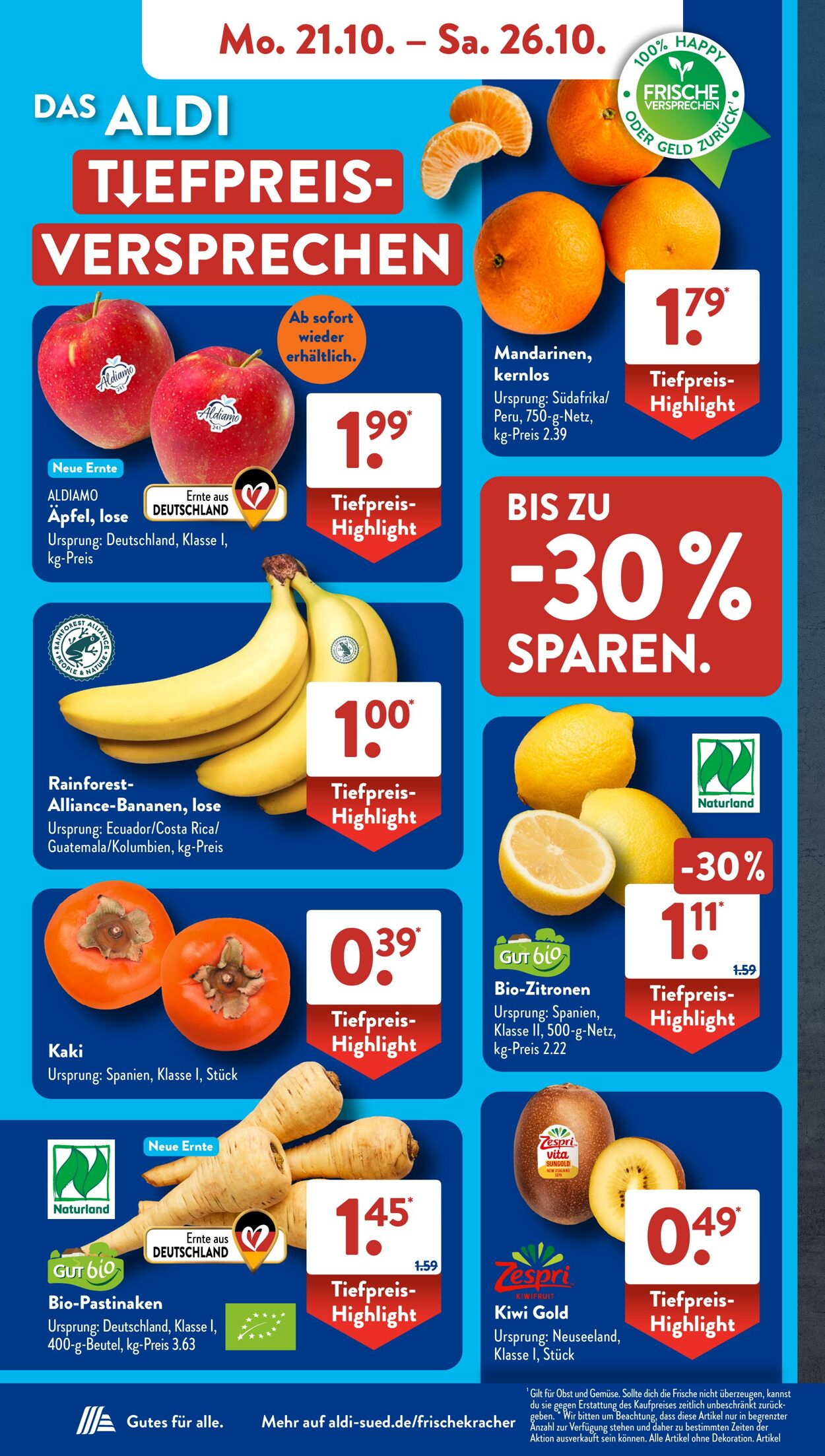 Prospekt ALDI SÜD 21.10.2024 - 27.10.2024