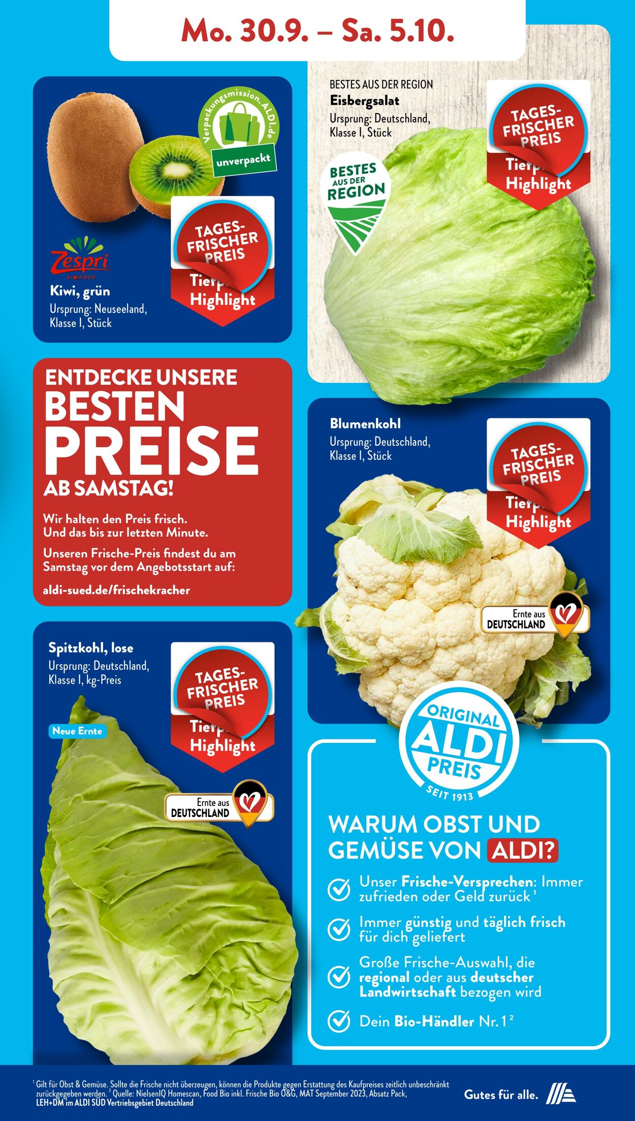 Prospekt ALDI SÜD 30.09.2024 - 05.10.2024