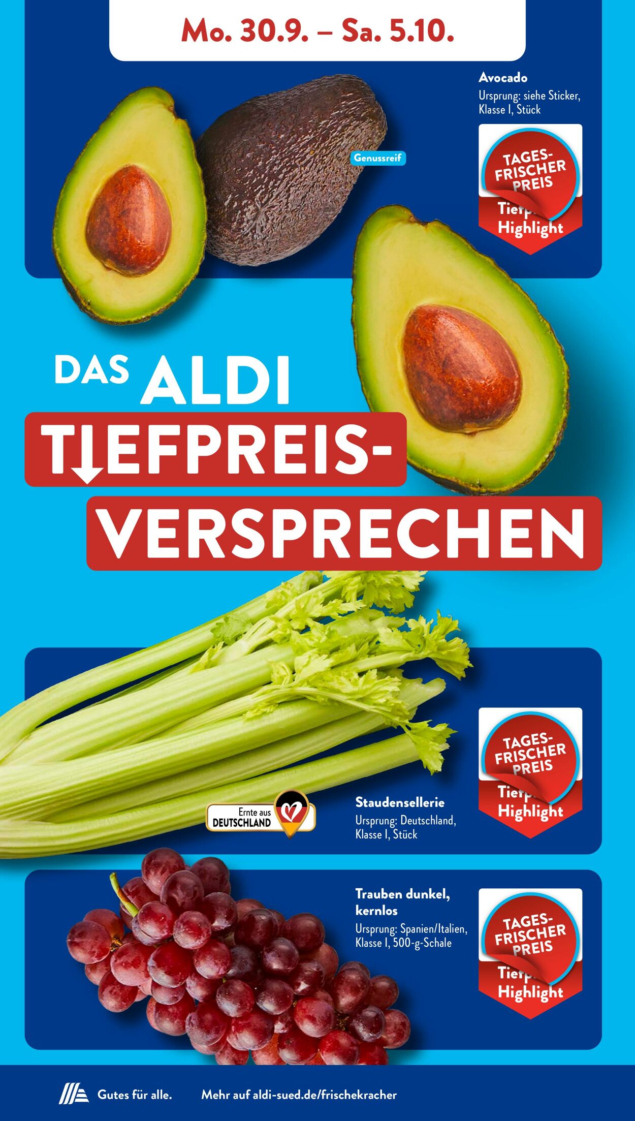 Prospekt ALDI SÜD 30.09.2024 - 05.10.2024