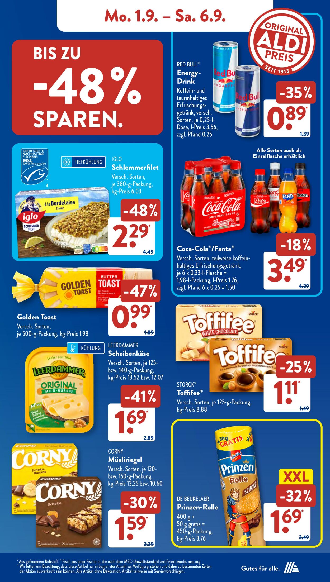 Prospekt ALDI SÜD 25.08.2025 - 01.09.2025