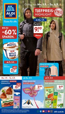 Prospekt ALDI SÜD 25.08.2025 - 01.09.2025