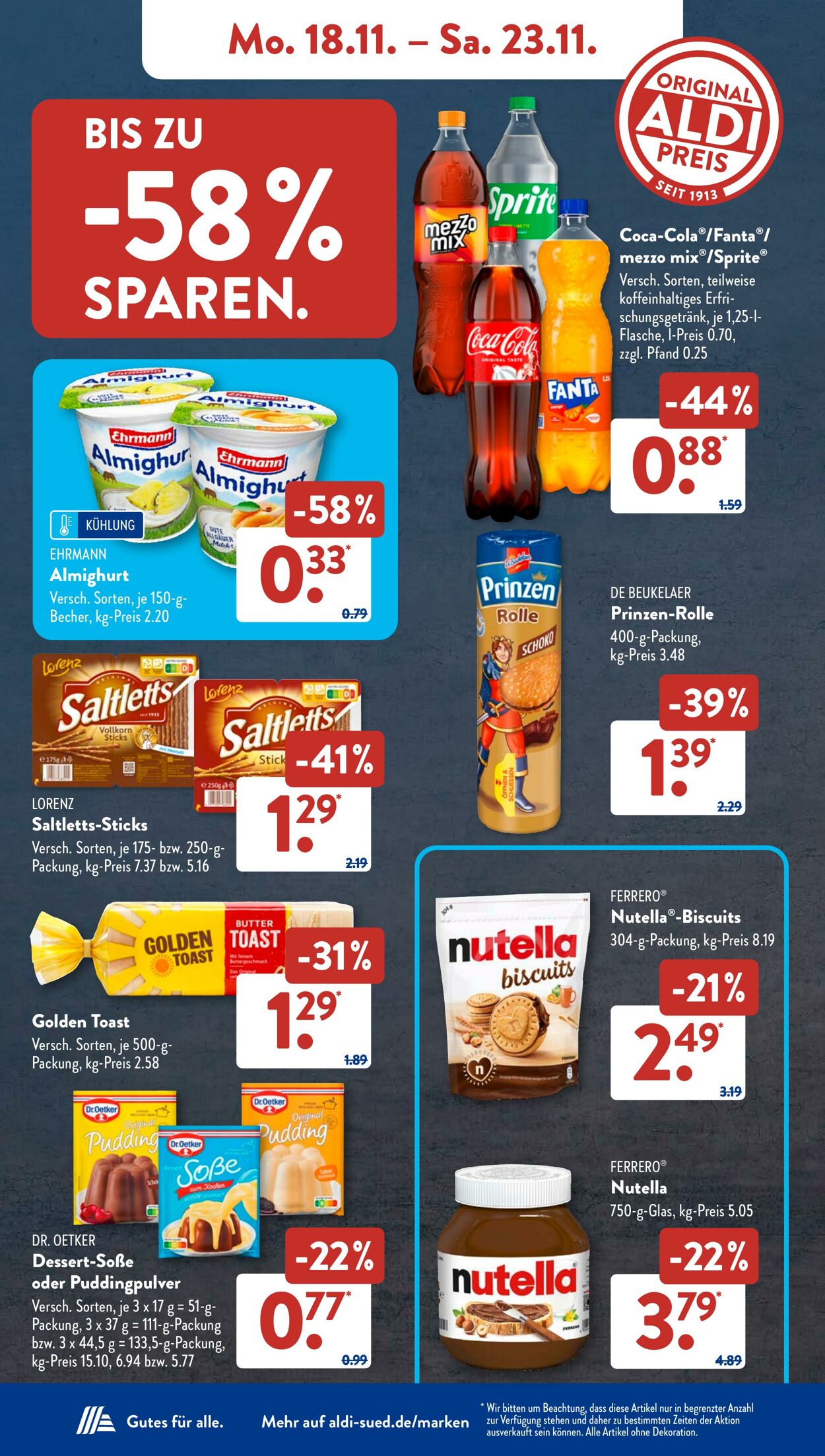 Prospekt ALDI SÜD 18.11.2024 - 24.11.2024