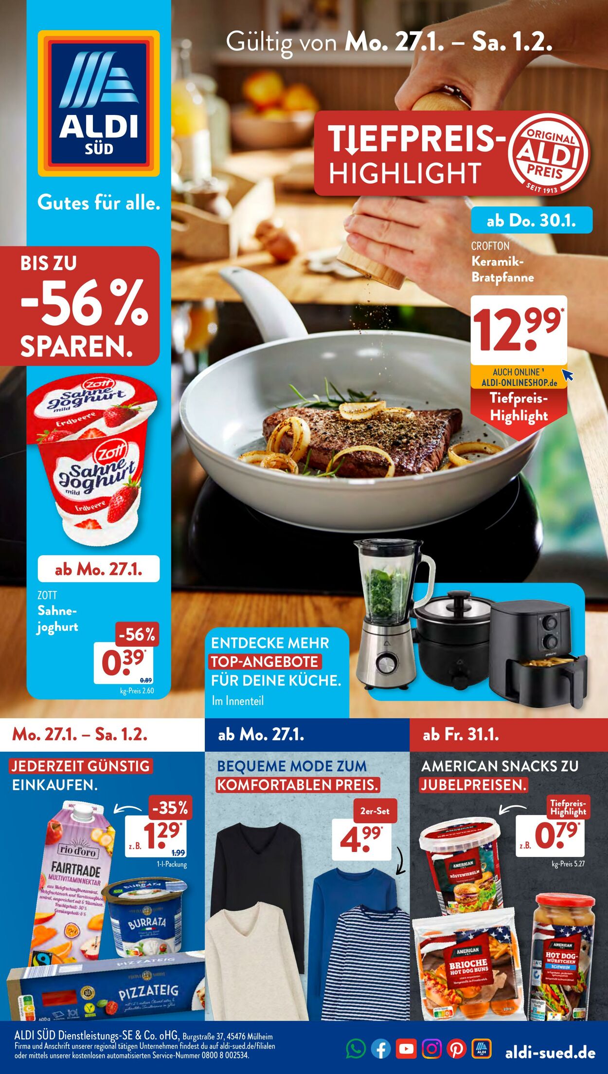 Prospekt ALDI SÜD - ALDI Prospekt aktuell & online | ALDI SÜD 23 Jan, 2025 - 6 Feb, 2025