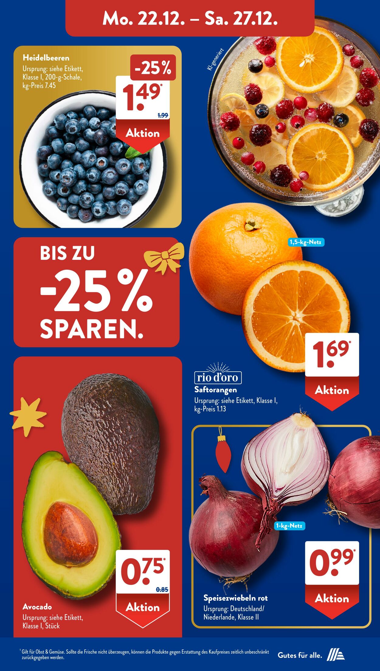 Prospekt ALDI SÜD 22.12.2025 - 05.01.2026